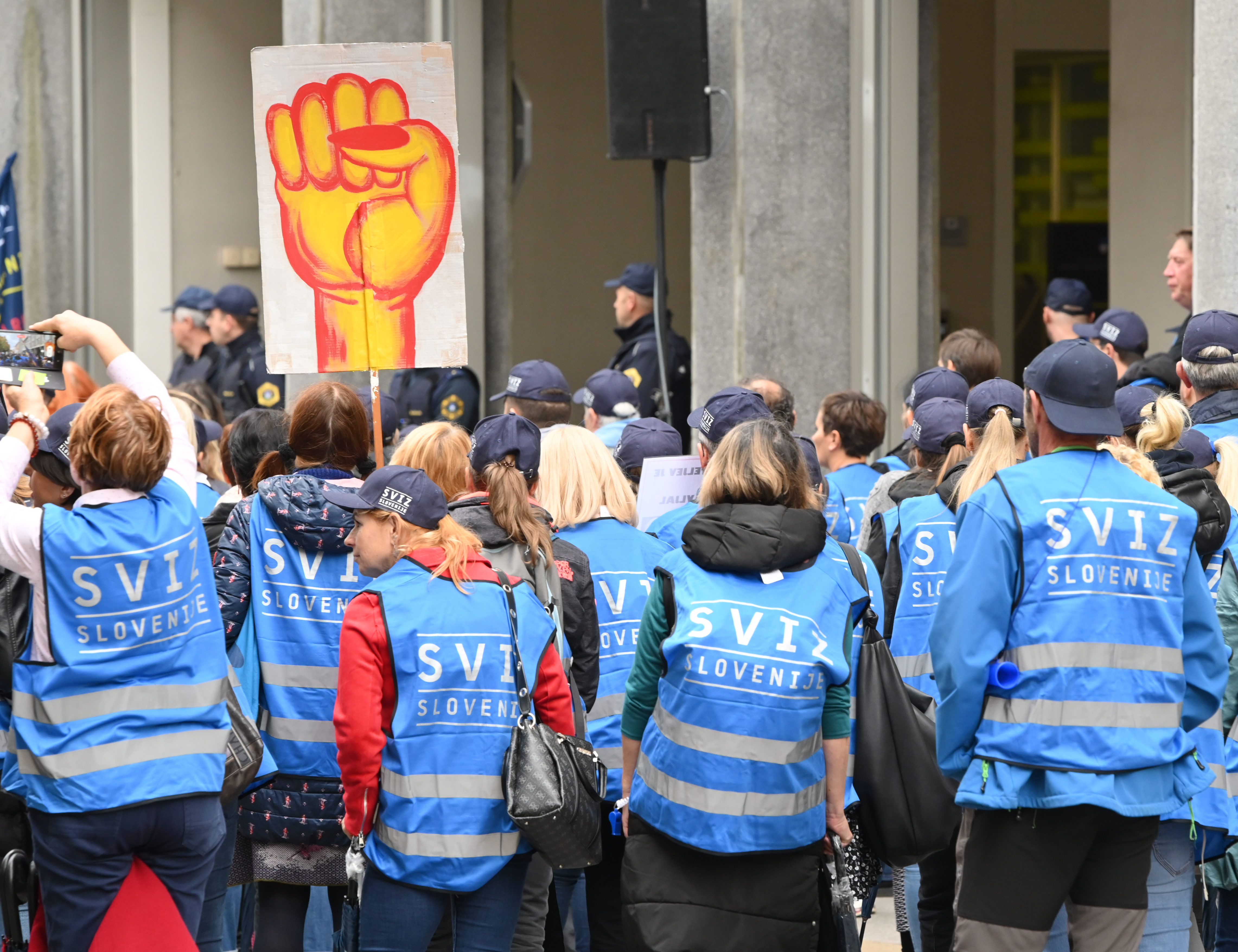 Protestni shod Sviza. (Foto: Žiga Živulović jr./BOBO)