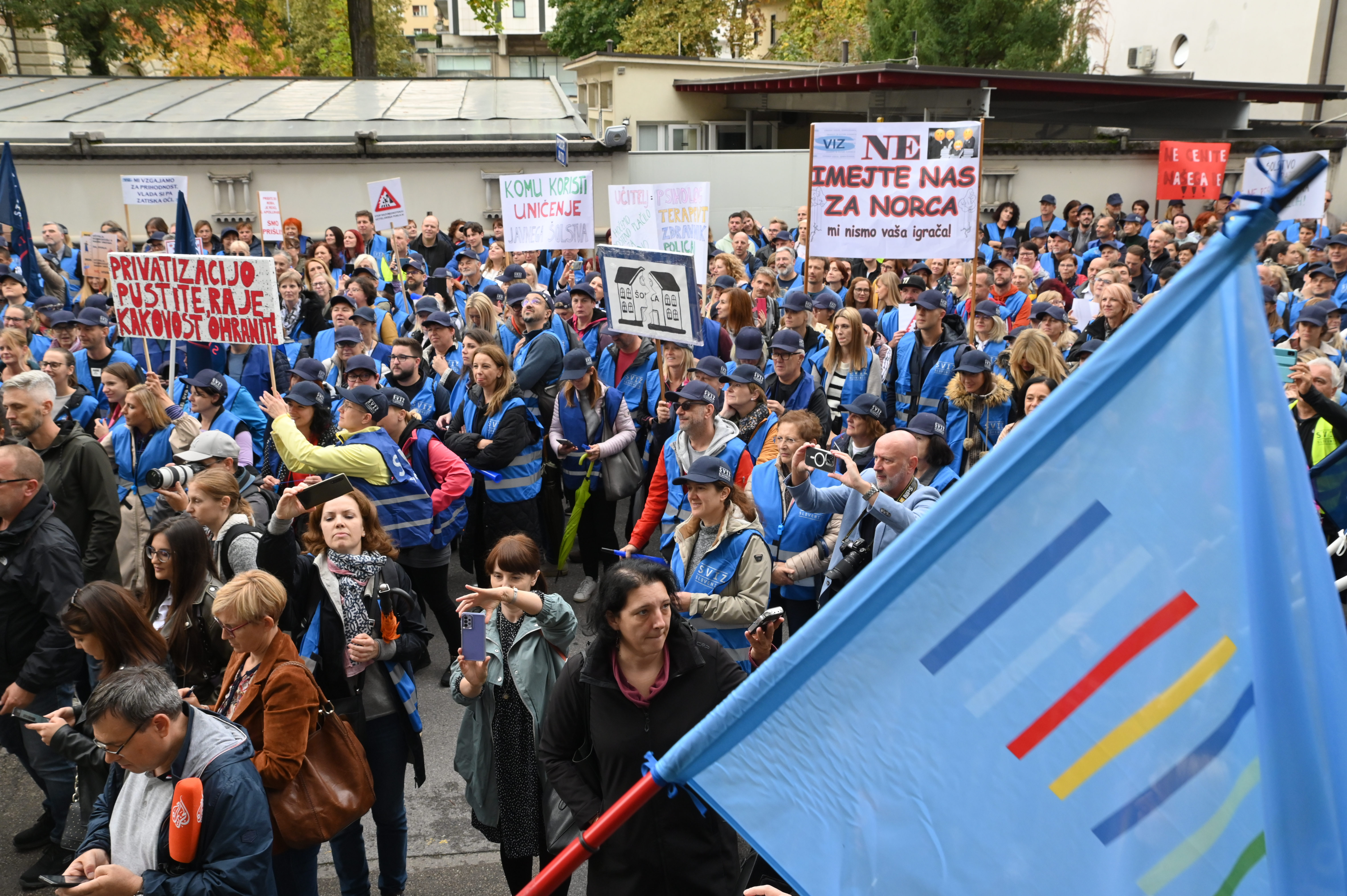 Protestni shod Sviza.