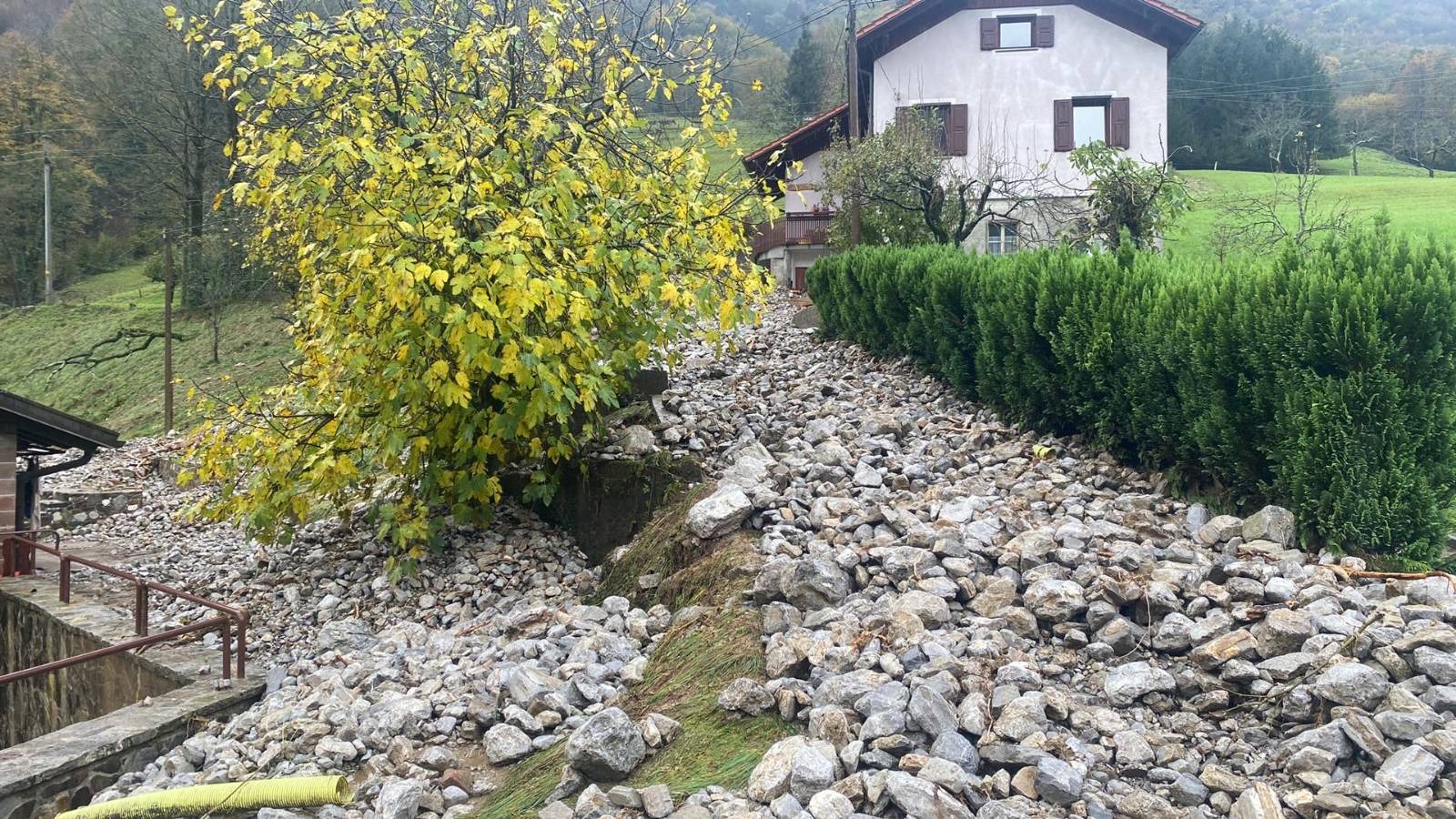 idrija pri bači, podor