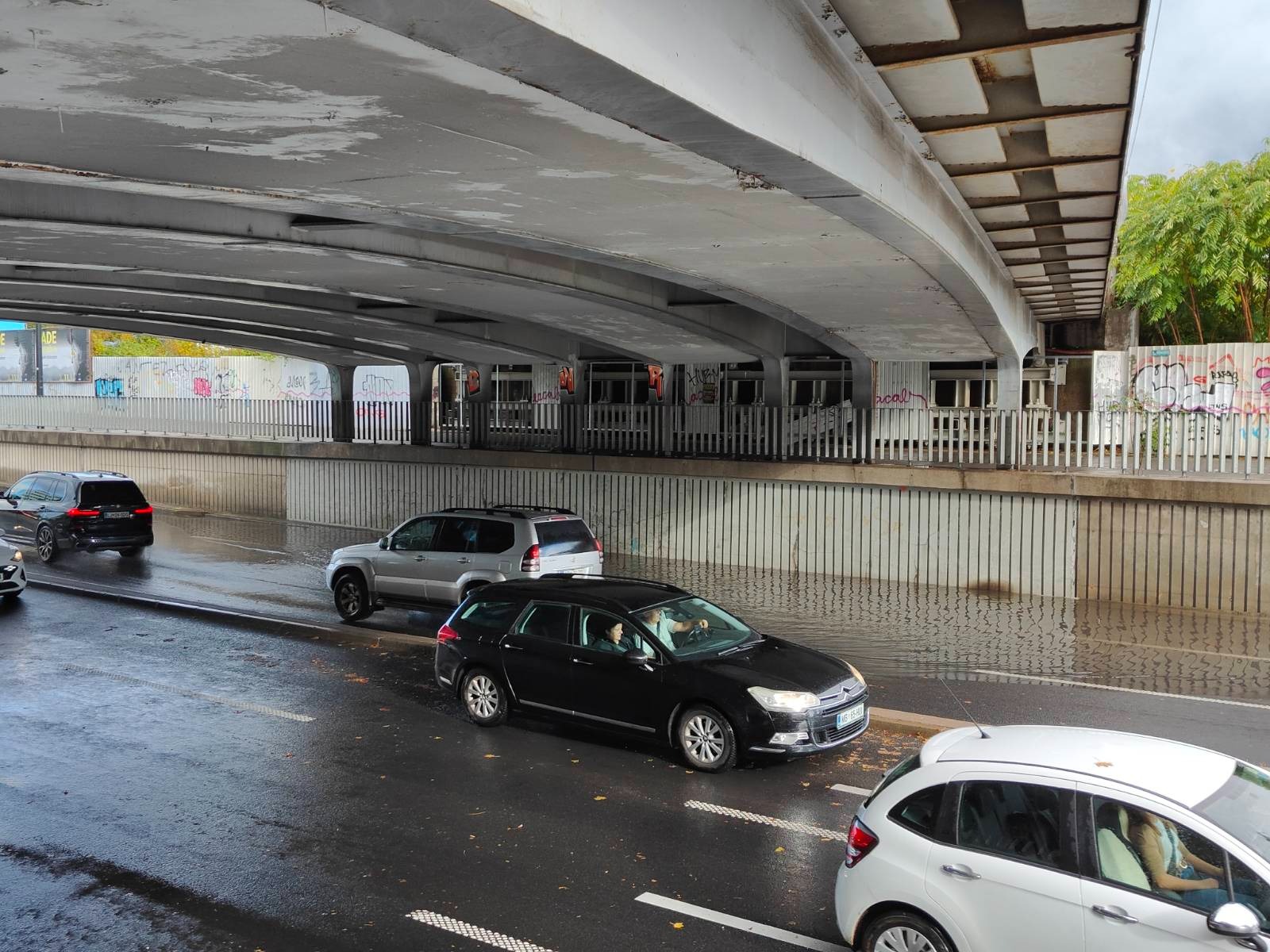 Prometni kaos v Ljubljani.