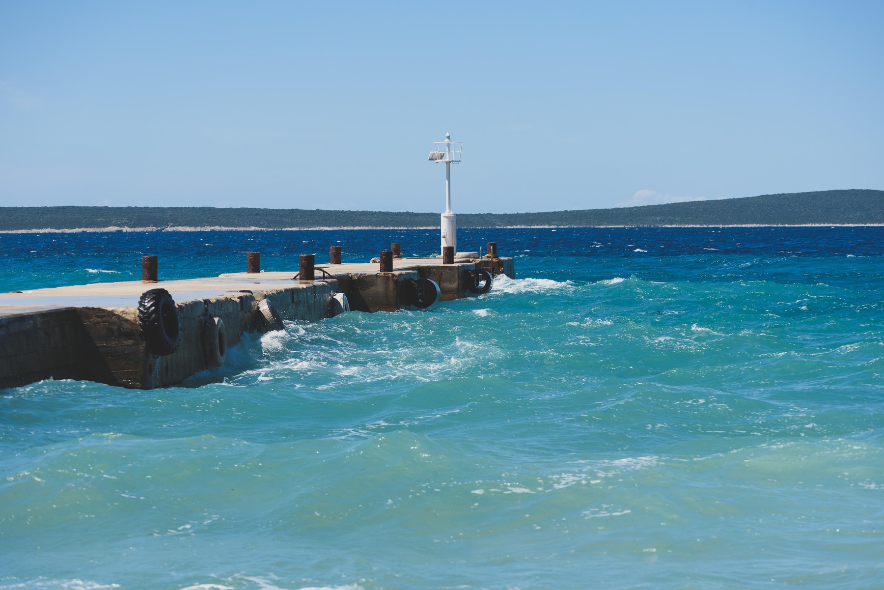 morje, veter, nevihte