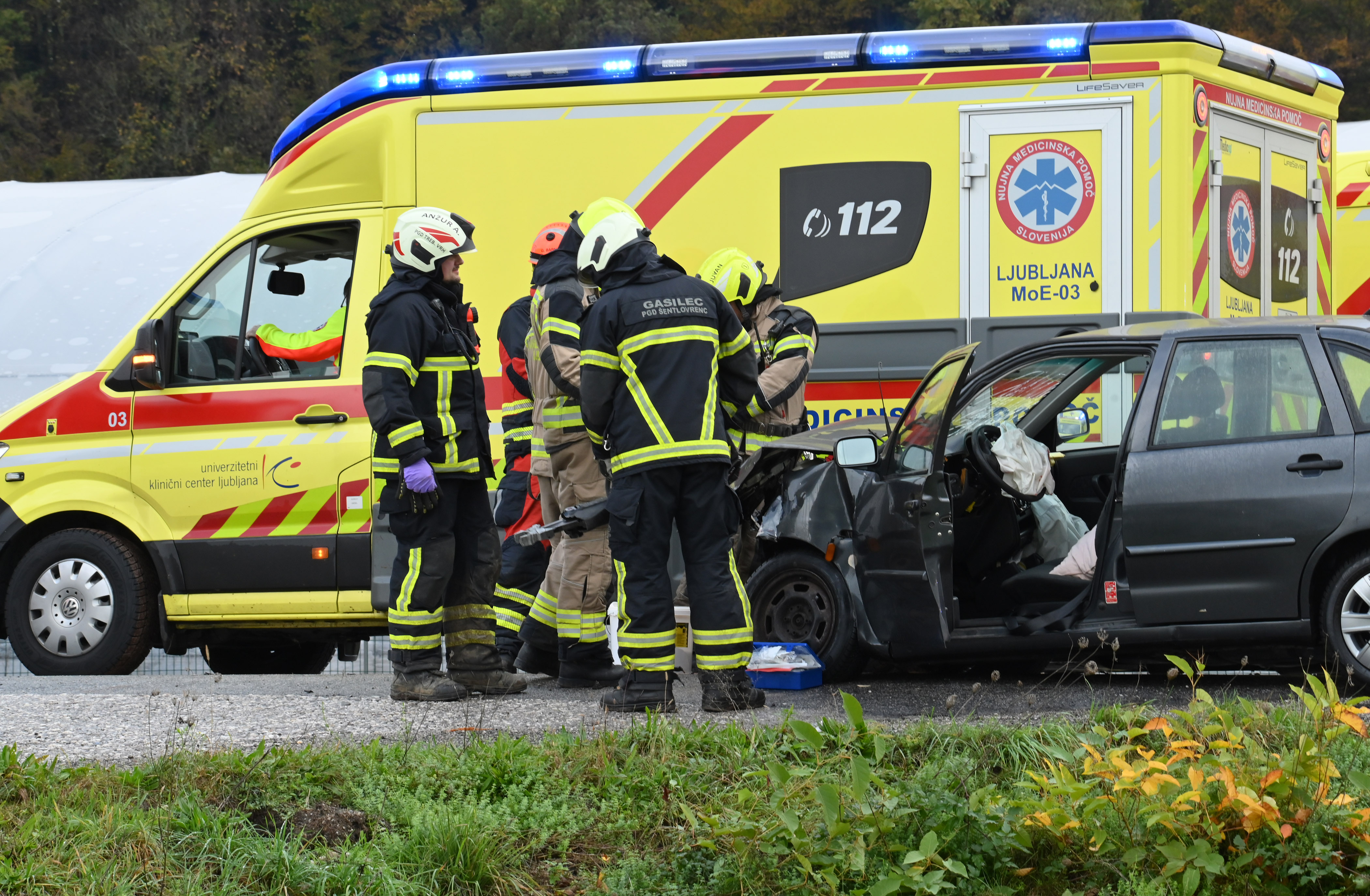 prometna nesreča, jeprca, medvode