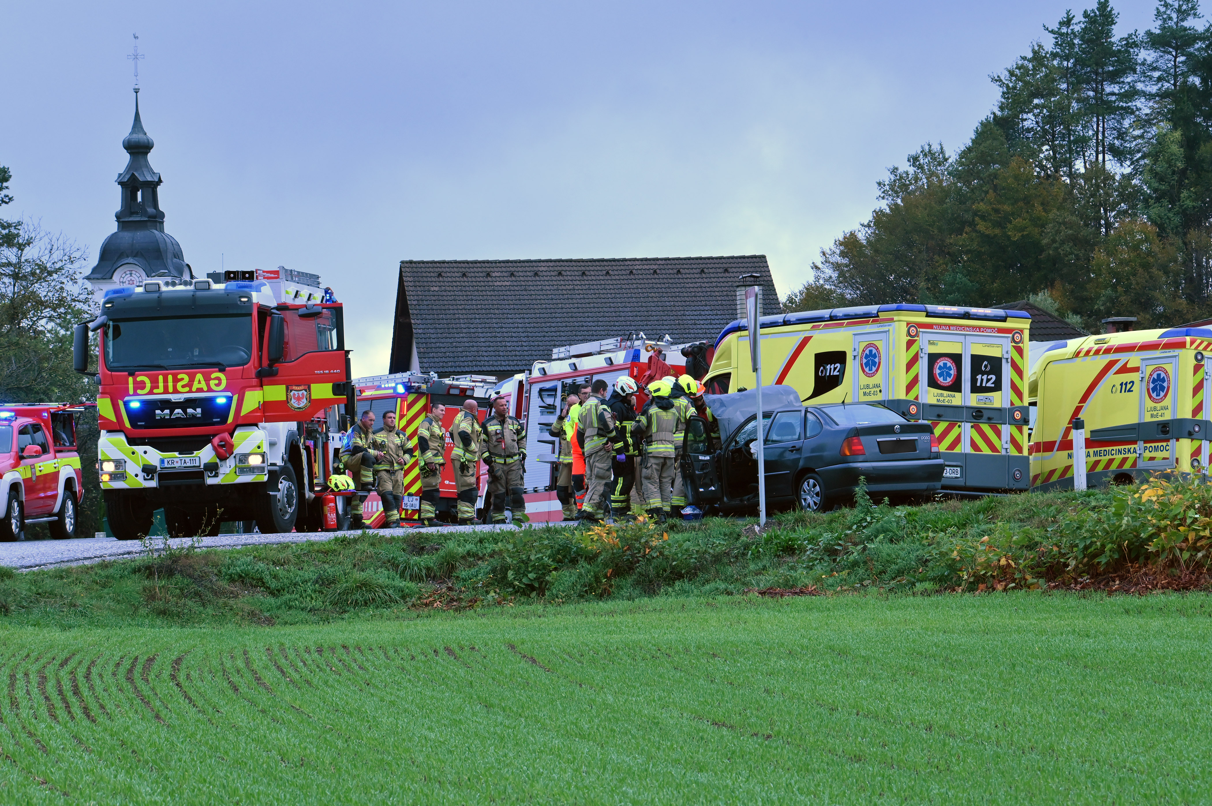 prometna nesreča, jeprca, medvode