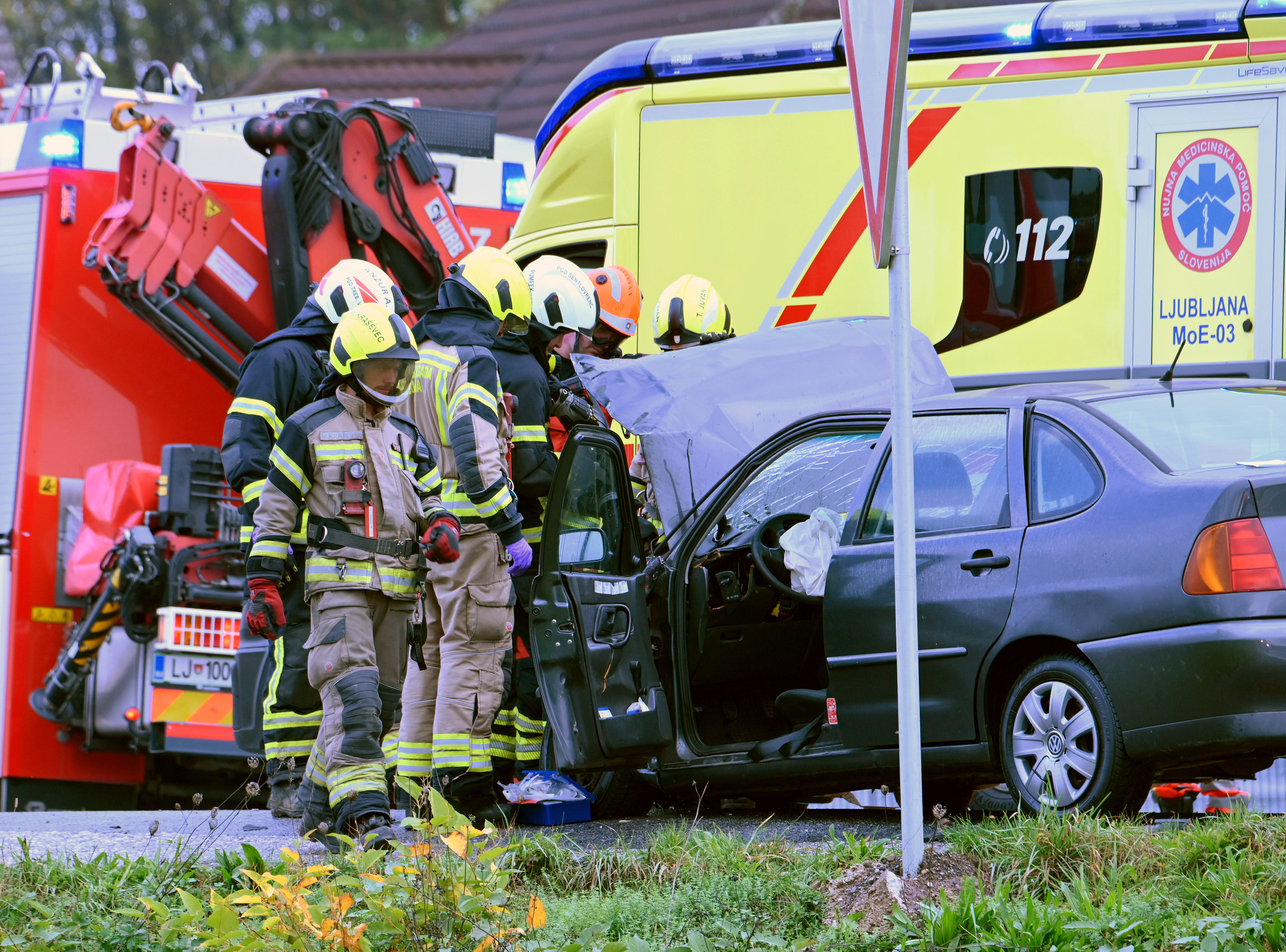 prometna nesreča, jeprca, medvode
