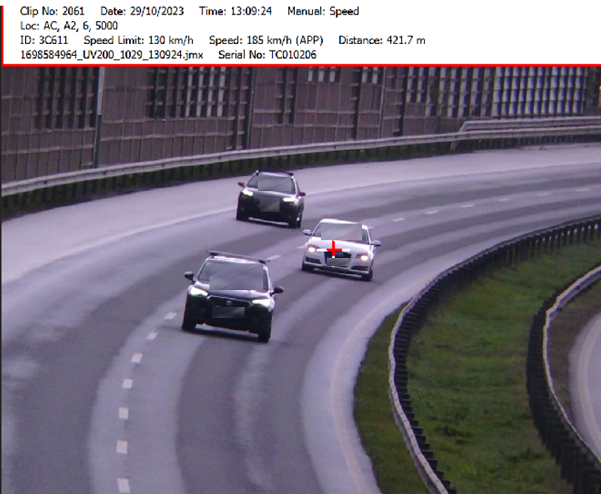 divjanje po avtocesti