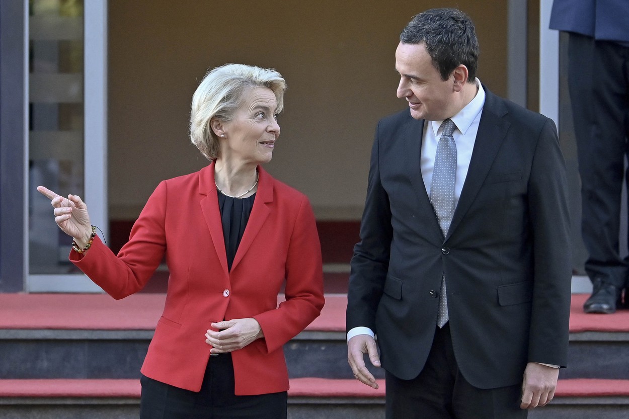 Ursula von der Leyen, Albin Kurti