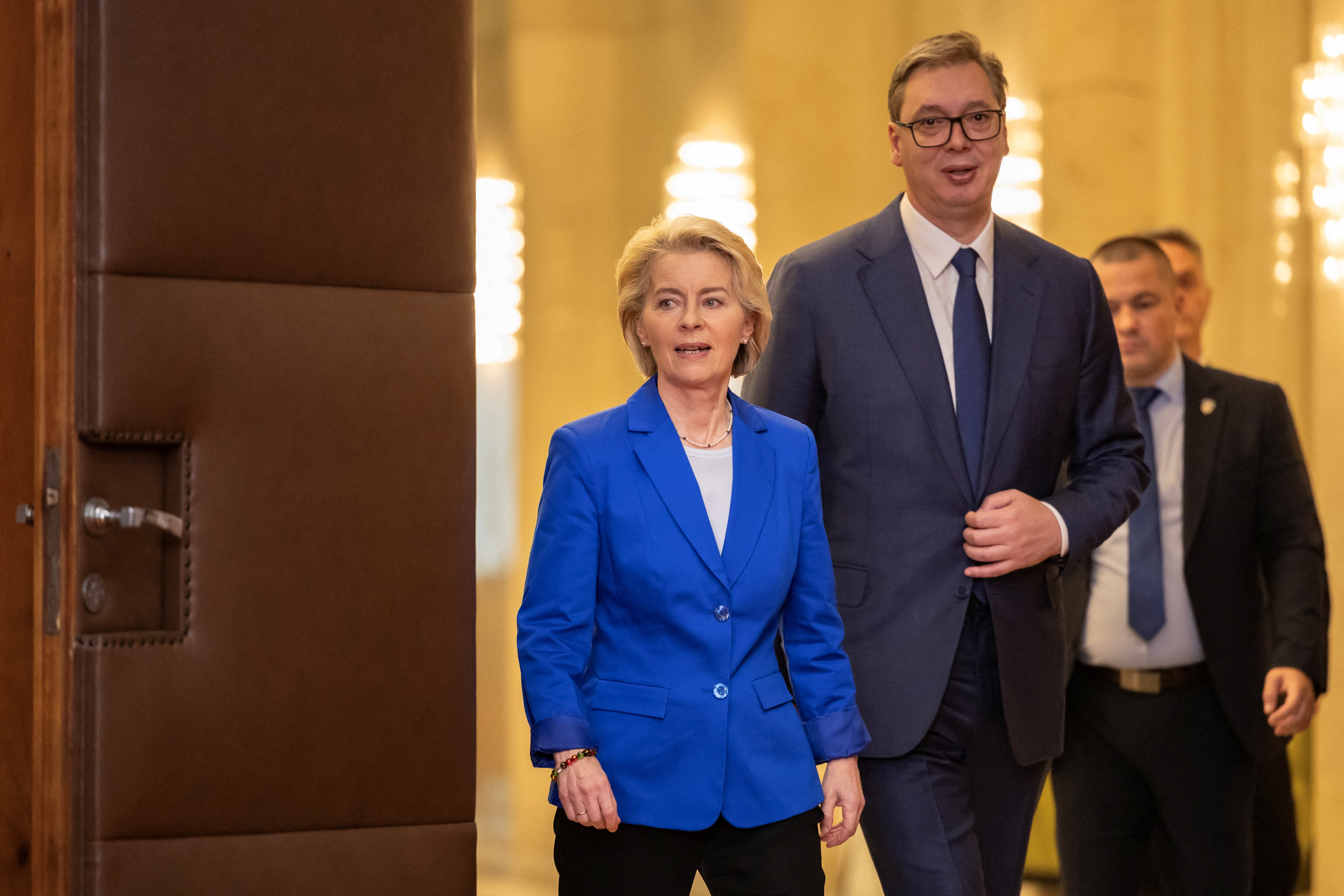 Ursula von der Leyen na obisku v Srbiji