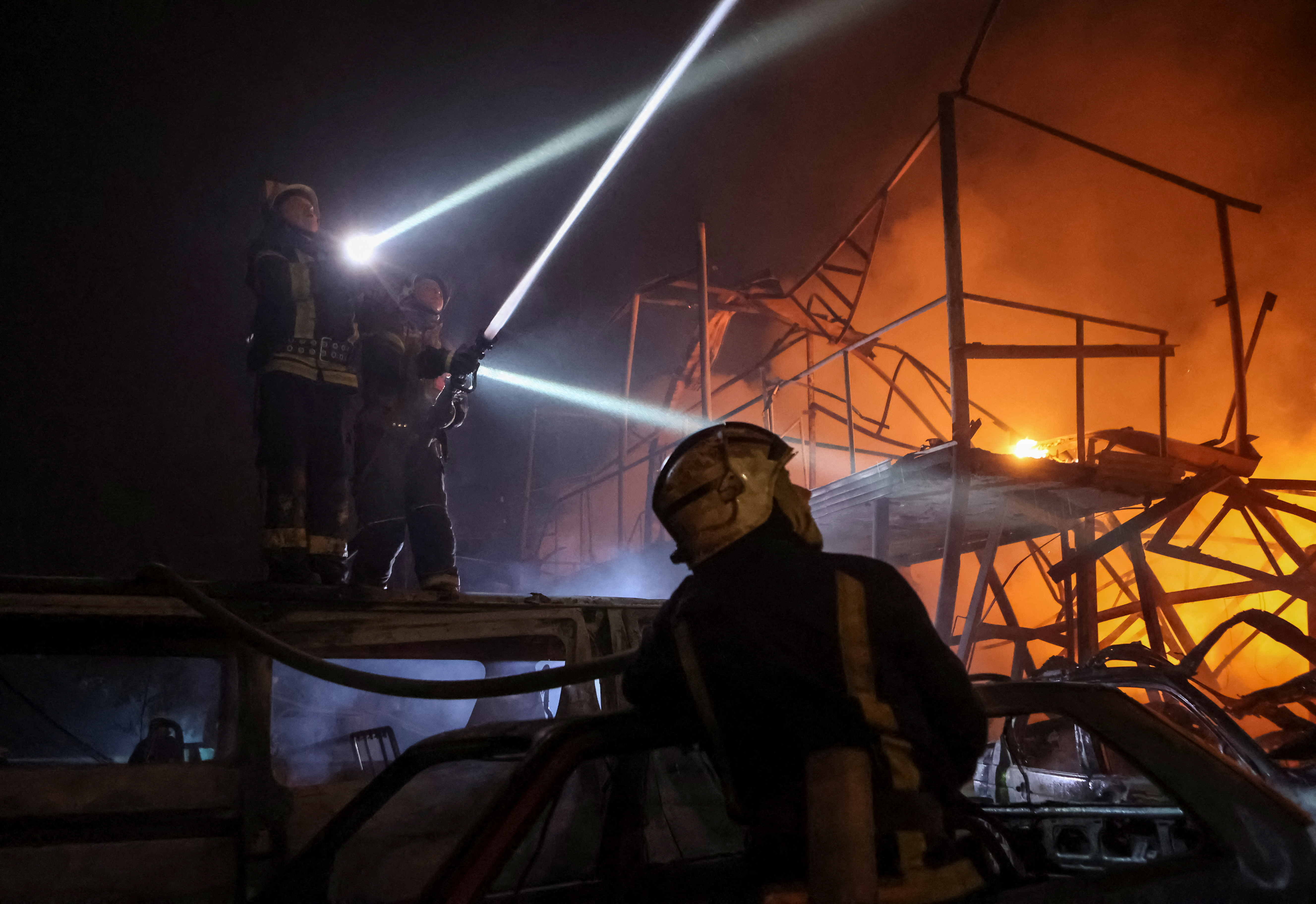 ukrajina, napad, droni, harkov, vojna