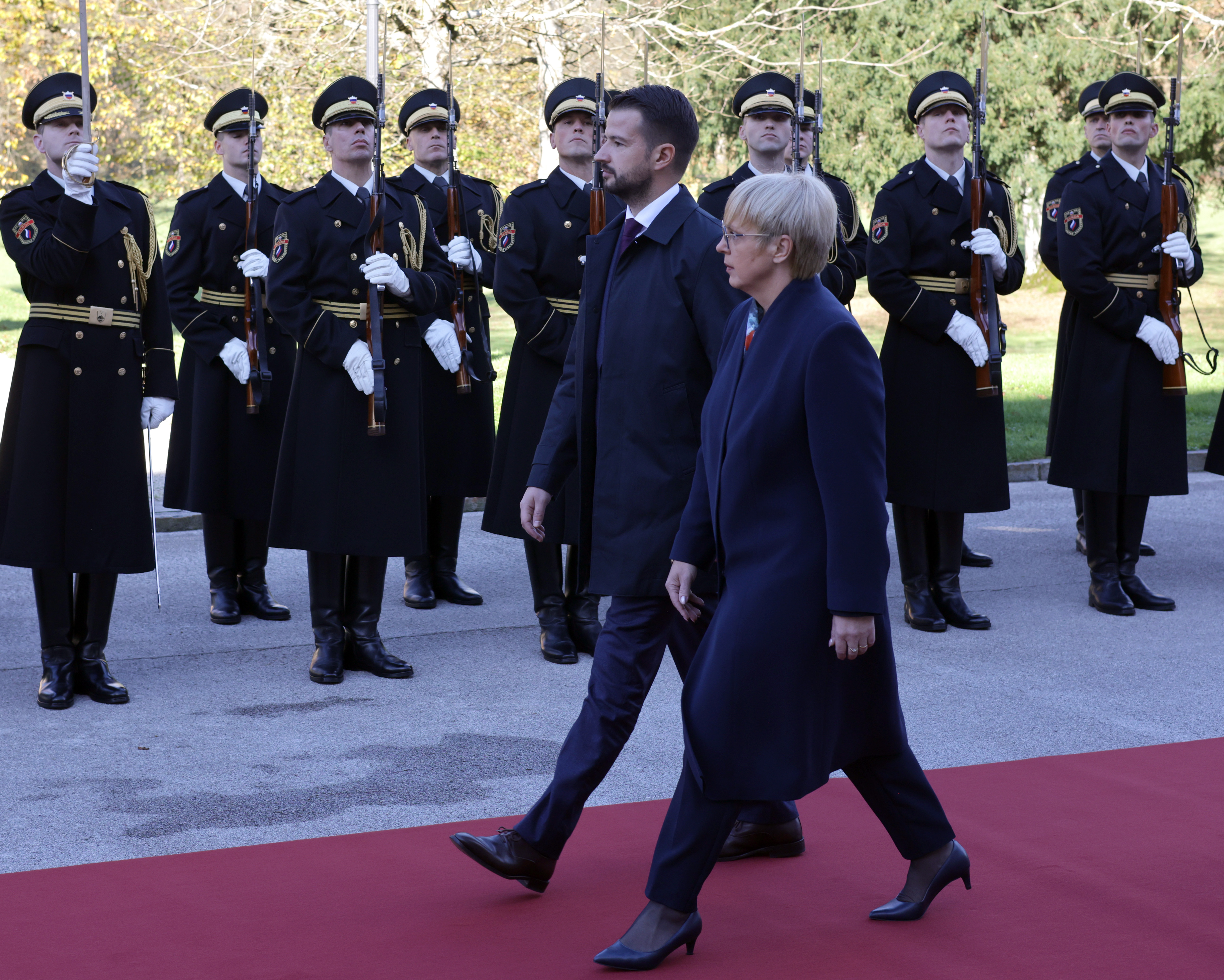 Obisk črnogorskega predsednika Jakova Milatovića v Sloveniji (Foto: BOBO)