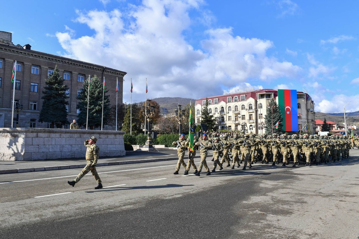 Vojaška parada v Gorskem Karabahu. (Foto: PROFIMEDIA)
