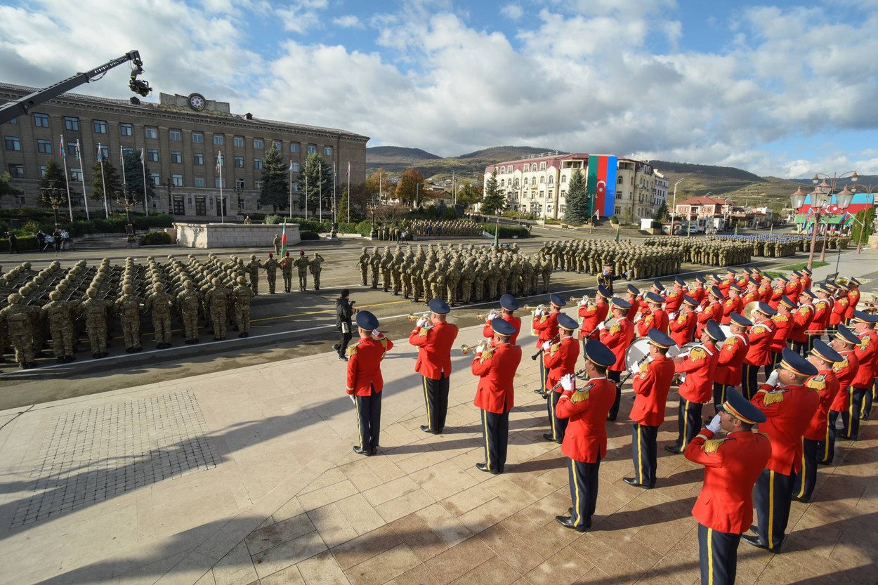 Vojaška parada v Gorskem Karabahu. (Foto: PROFIMEDIA)