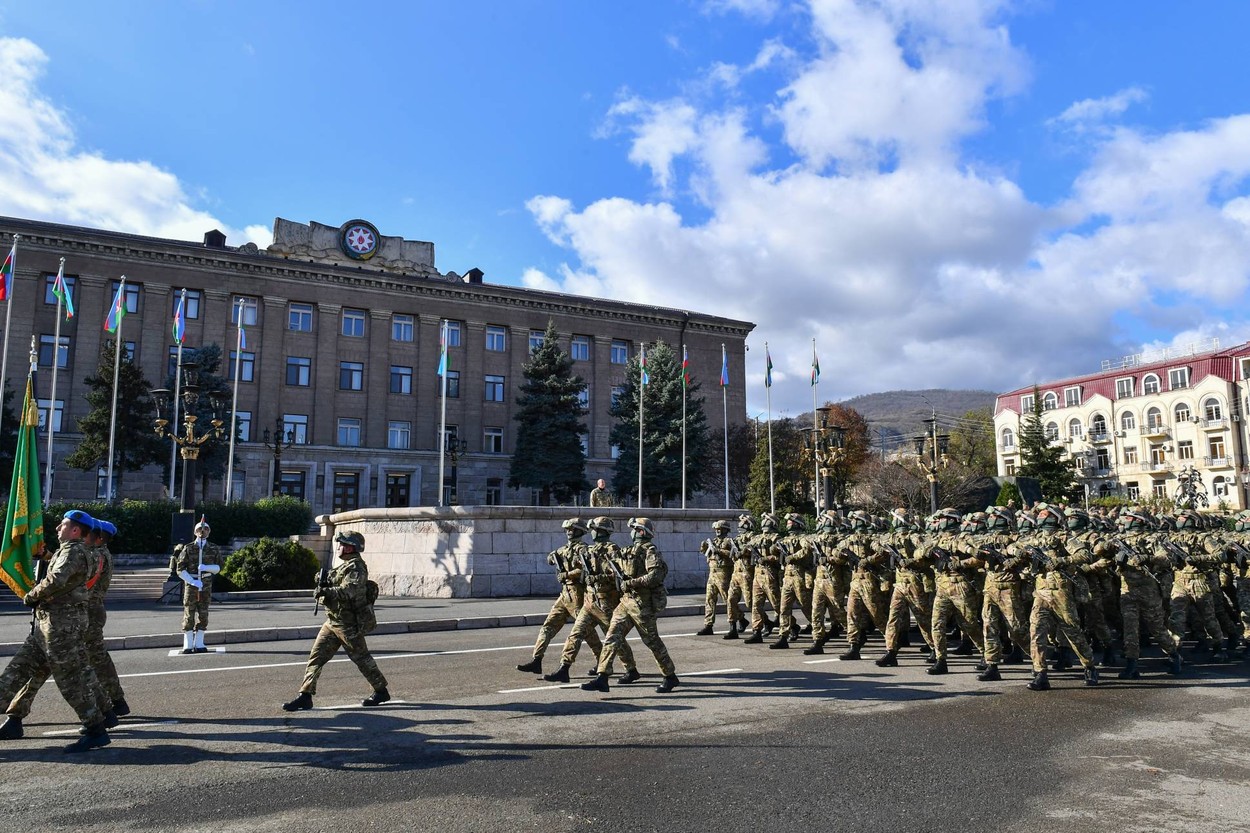 Vojaška parada v Gorskem Karabahu. (Foto: PROFIMEDIA)