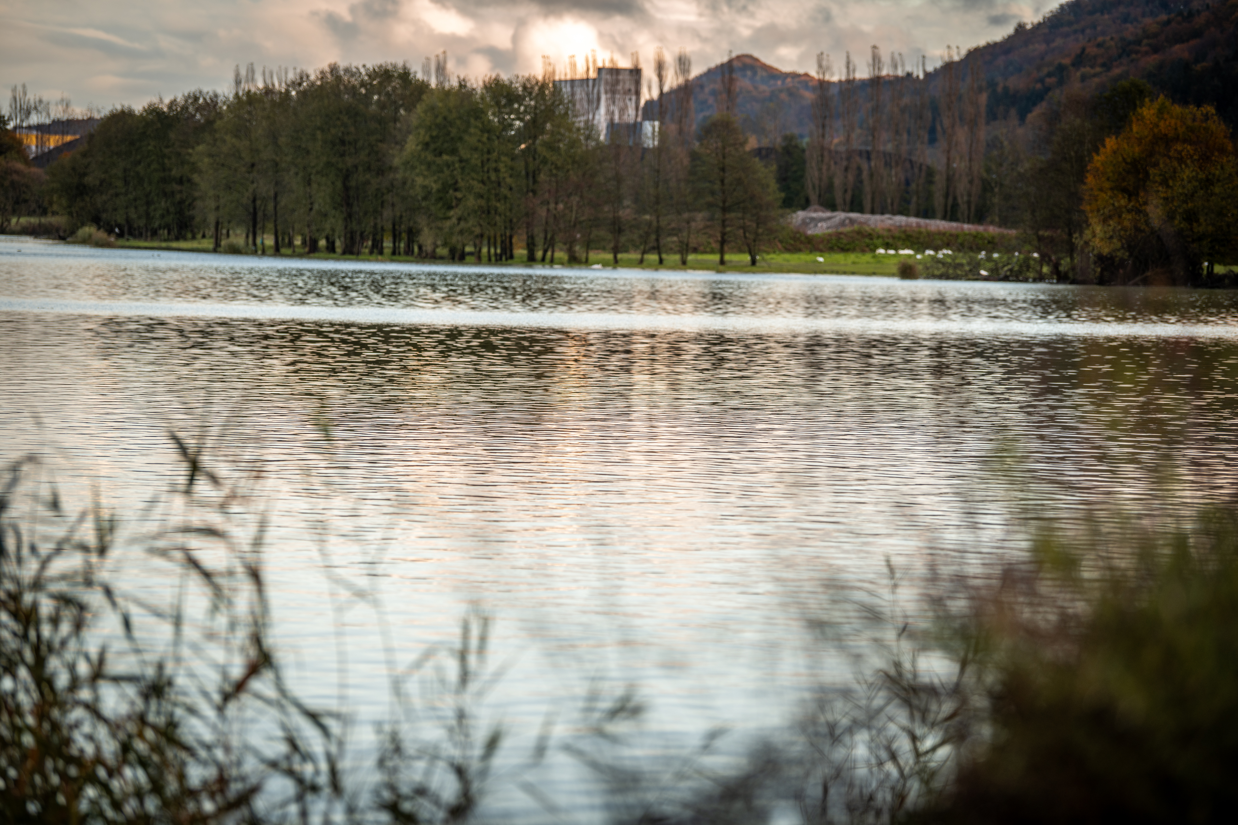Šoštanjsko jezero, oblaki, vreme, narava