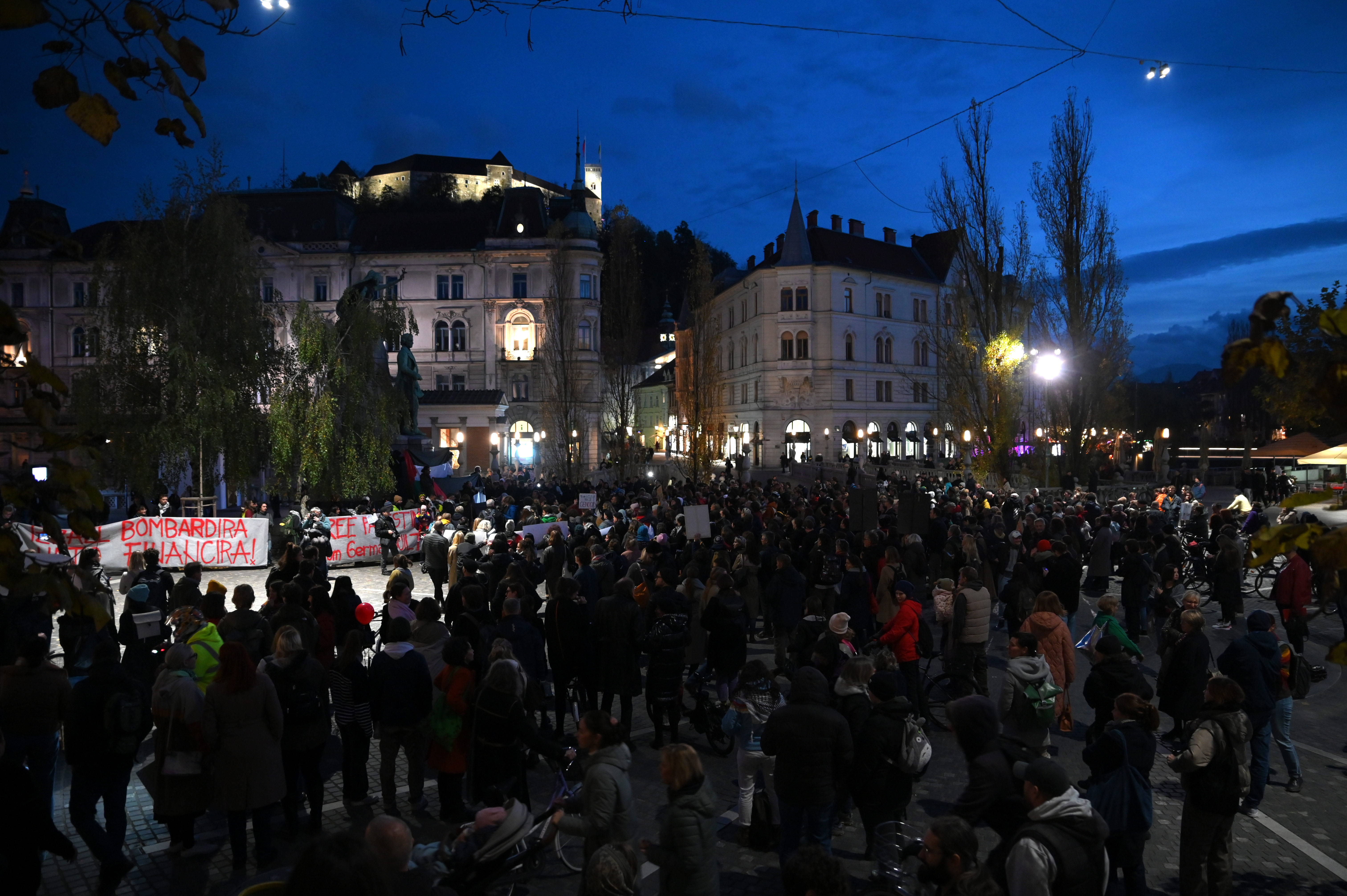 Protest za Palestino (Foto: Žiga Živulović Jr./BOBO)