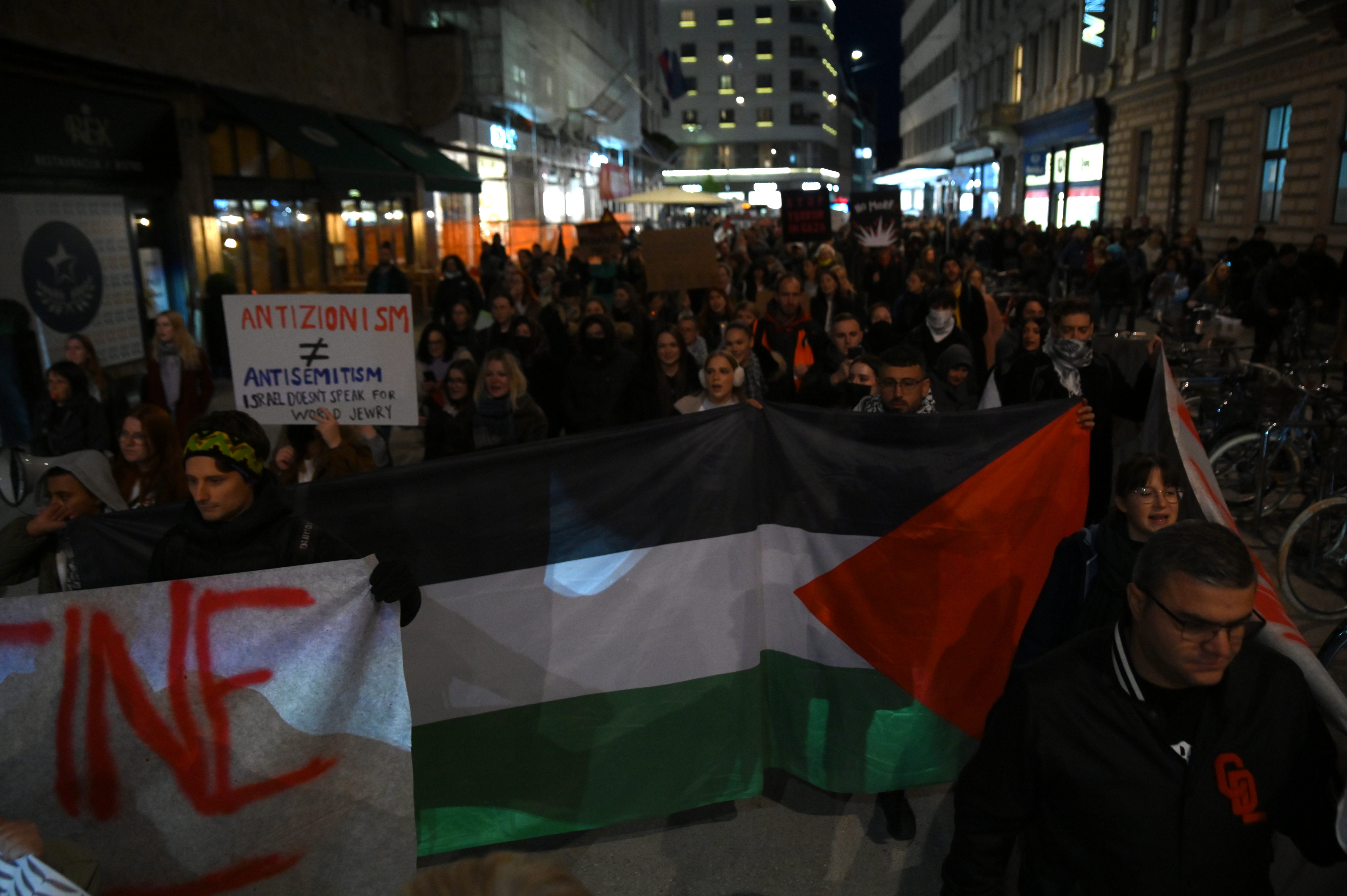 Protest za Palestino (Foto: Žiga Živulović Jr./BOBO)