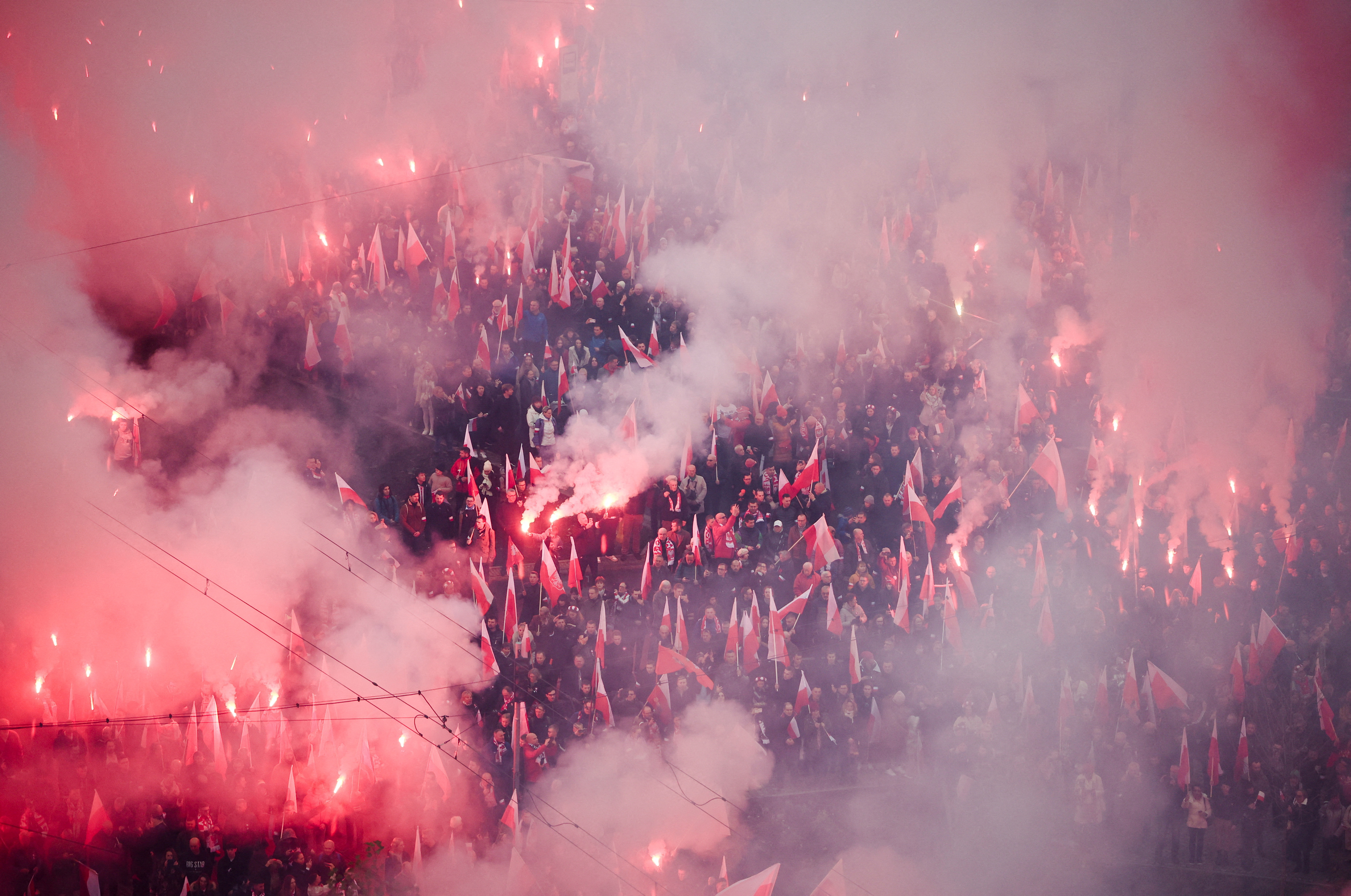 Poljska, demonstracije, dan neodvisnosti