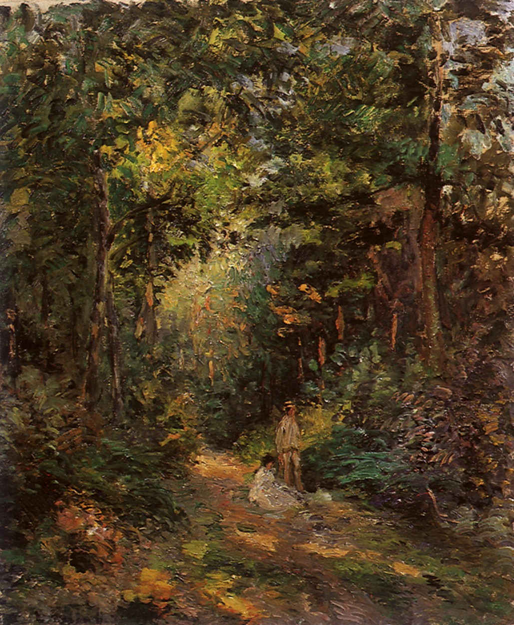 Delo Camilla Pissarroja Jesen, pot skozi gozd (Foto: PROFIMEDIA)