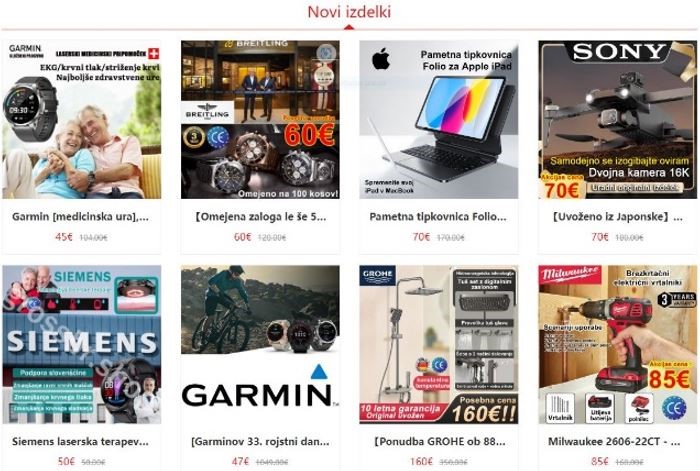 lažne spletne trgovine, spletne prevare