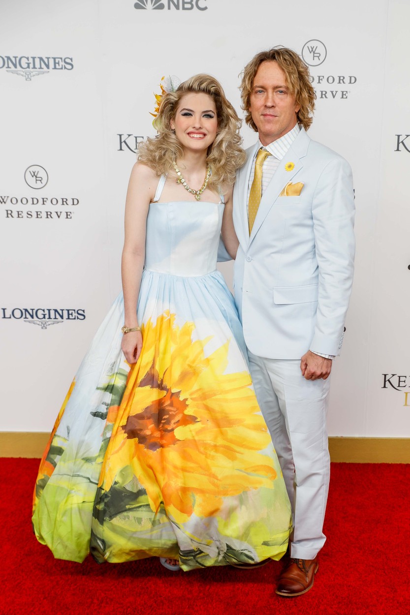 Larry Birkhead in Dannielynn Birkhead na derbiju v Kentuckyju, 2023 (Foto: PROFIMEDIA)