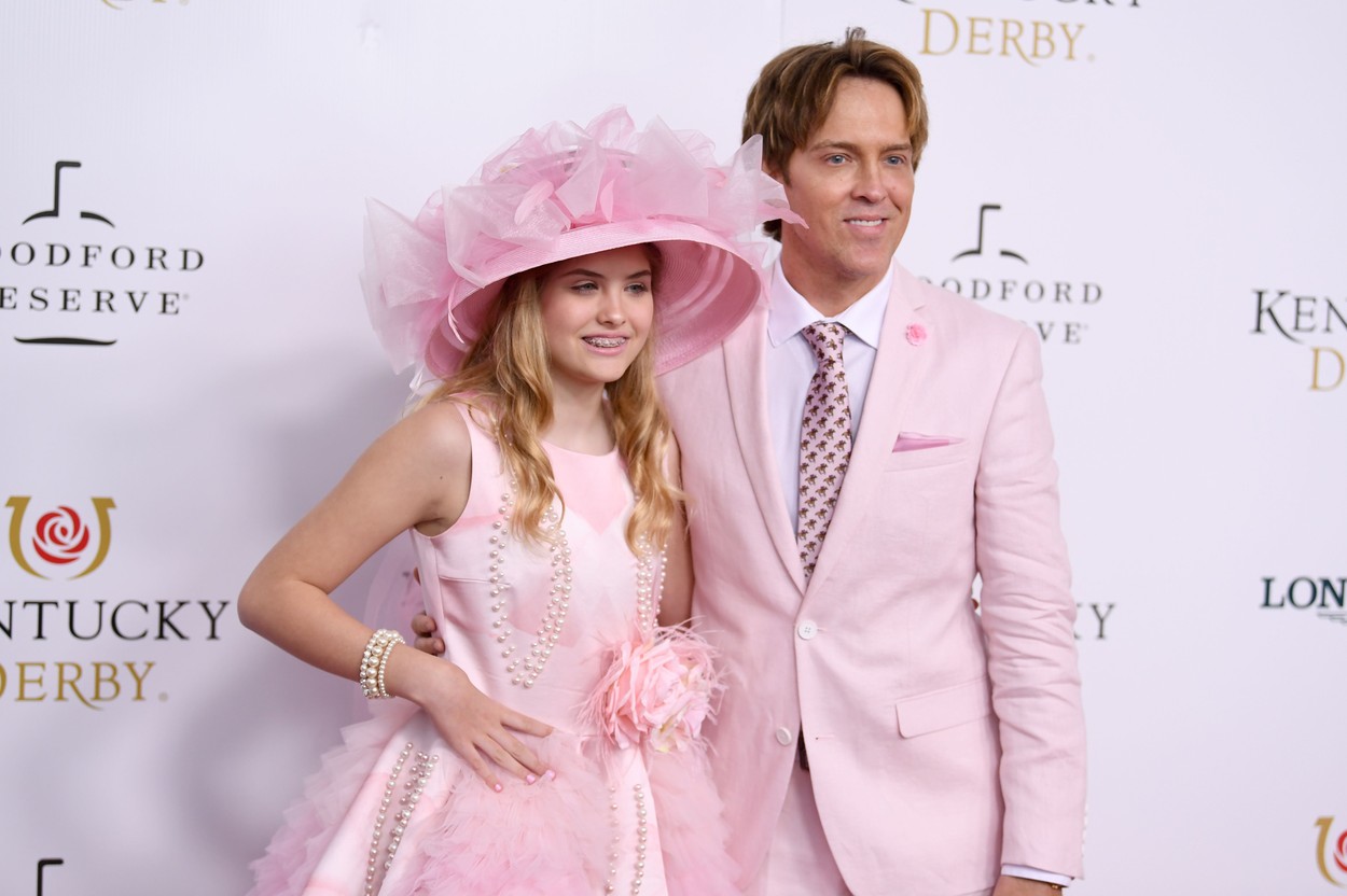 Larry Birkhead in Dannielynn Birkhead na derbiju v Kentuckyju, 2019 (Foto: PROFIMEDIA)