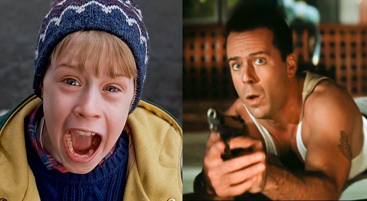 Kevin McCallister,, John McClane, Bruce Willis, Macaulay Culkin, Sam doma, Umri pokončno, film