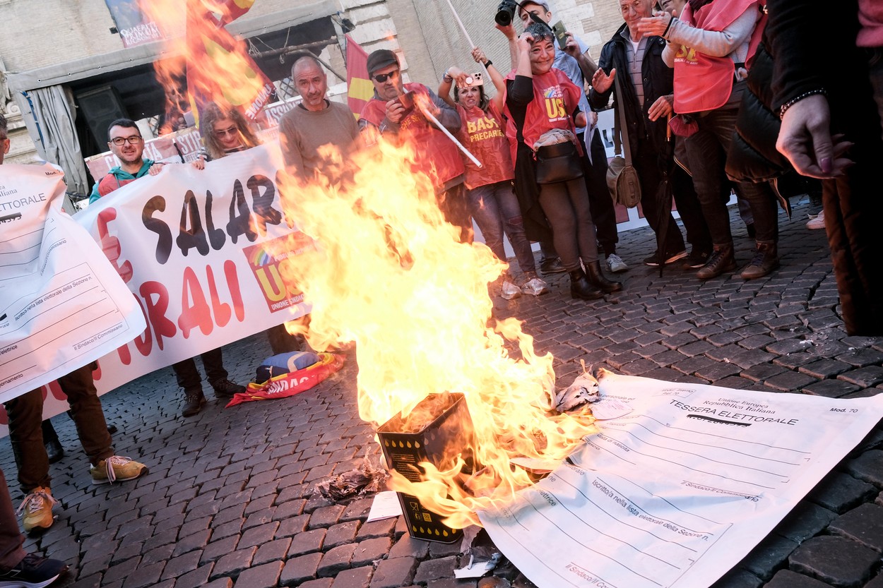 V Italiji stavka zaradi nestrinjanja s proračunom