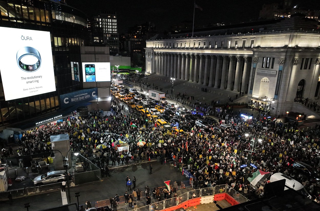 Protesti za mir v New Yorku (Foto: PROFIMEDIA)