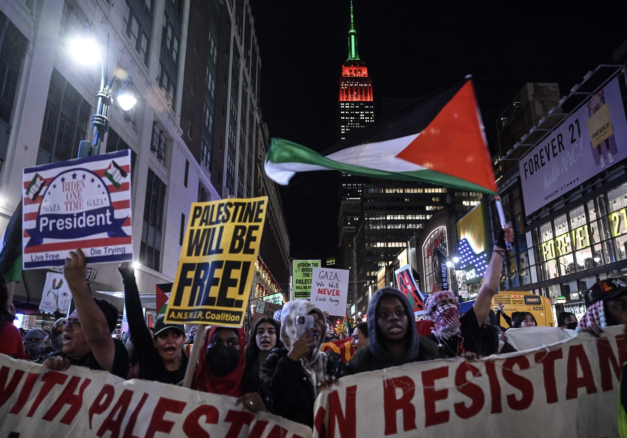 Protesti za mir v New Yorku (Foto: PROFIMEDIA)