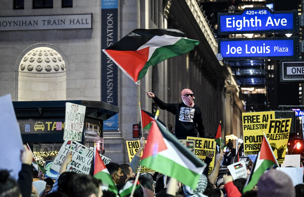 Protesti za mir v New Yorku (Foto: PROFIMEDIA)