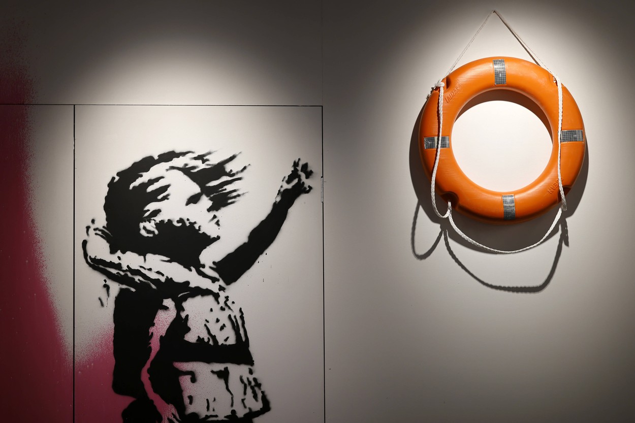 banksy, razstava del