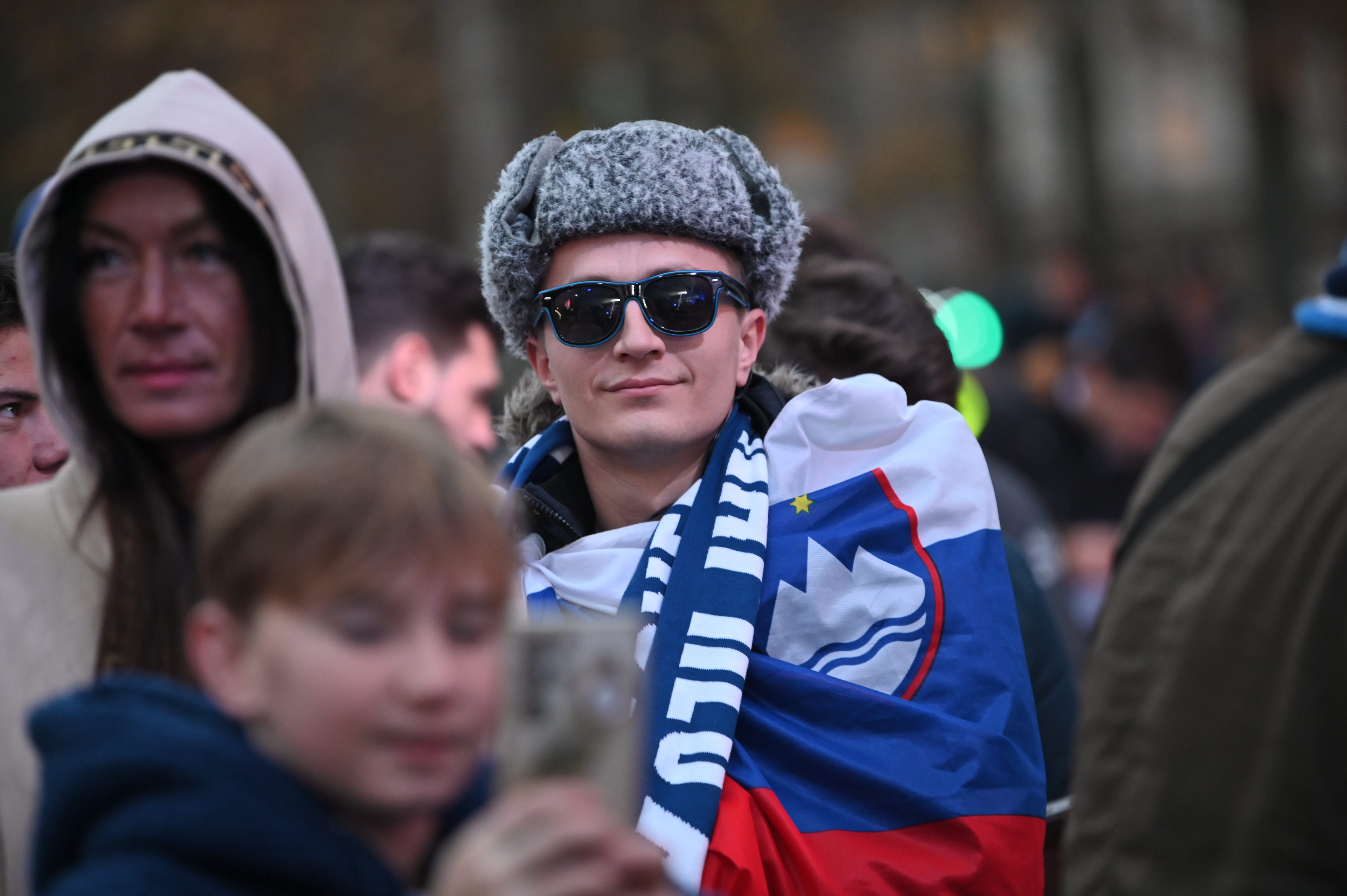 Kongresni trg, pero lovšin, sprejem nogometašev,