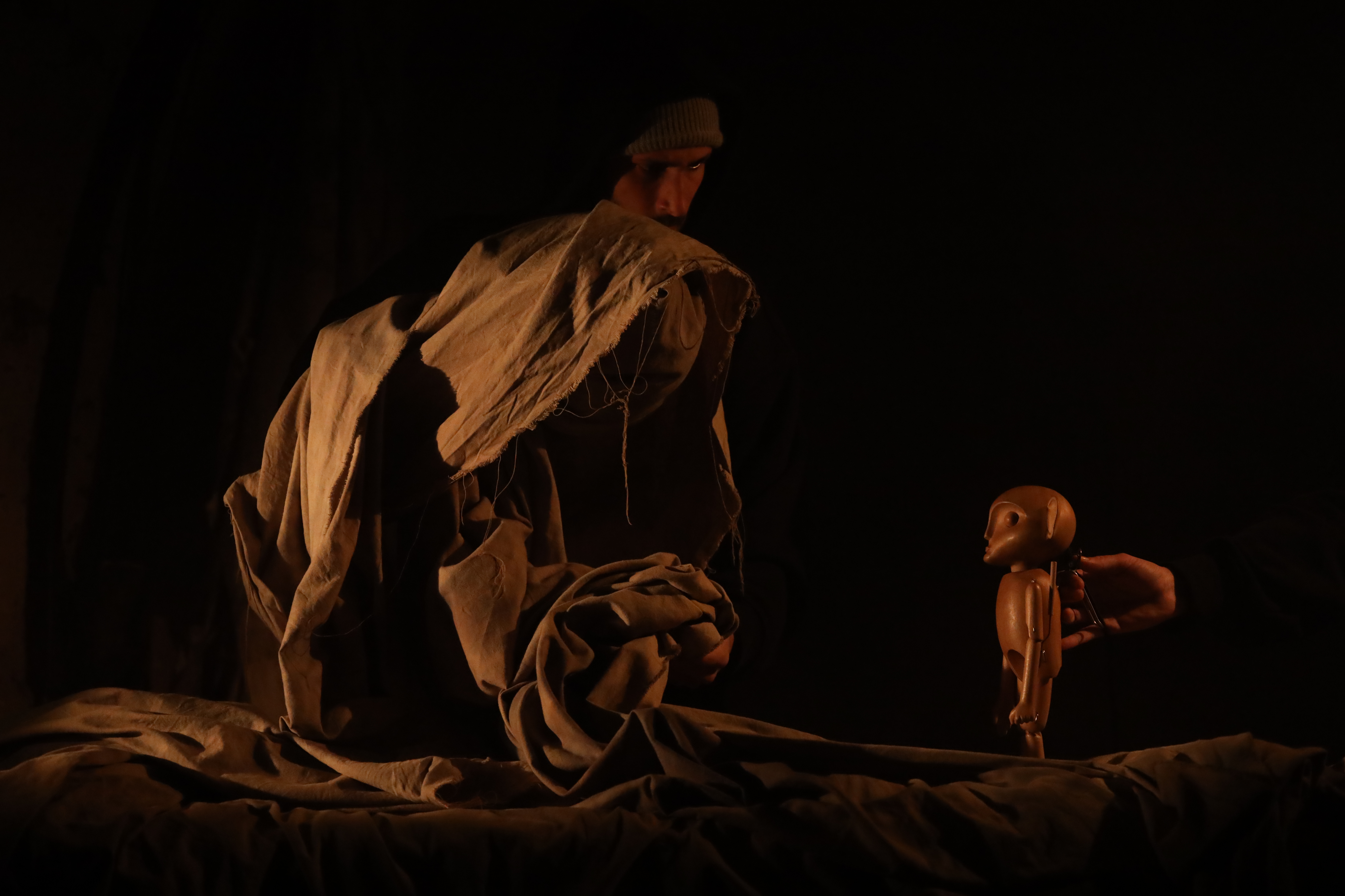 Prizor iz lutkovne predstave Šolski zvezek (Foto: Borut Bučinel)