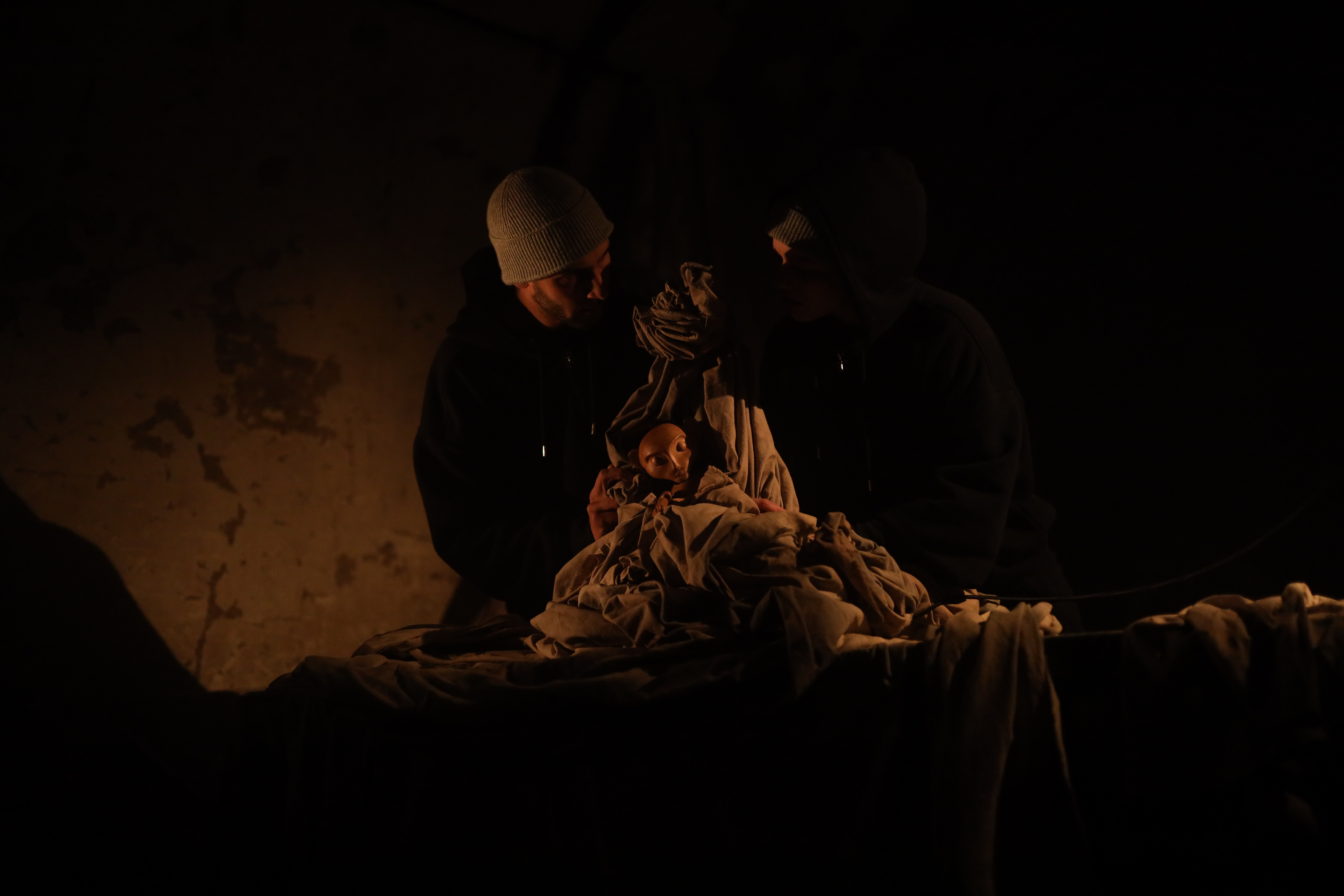 Prizor iz lutkovne predstave Šolski zvezek