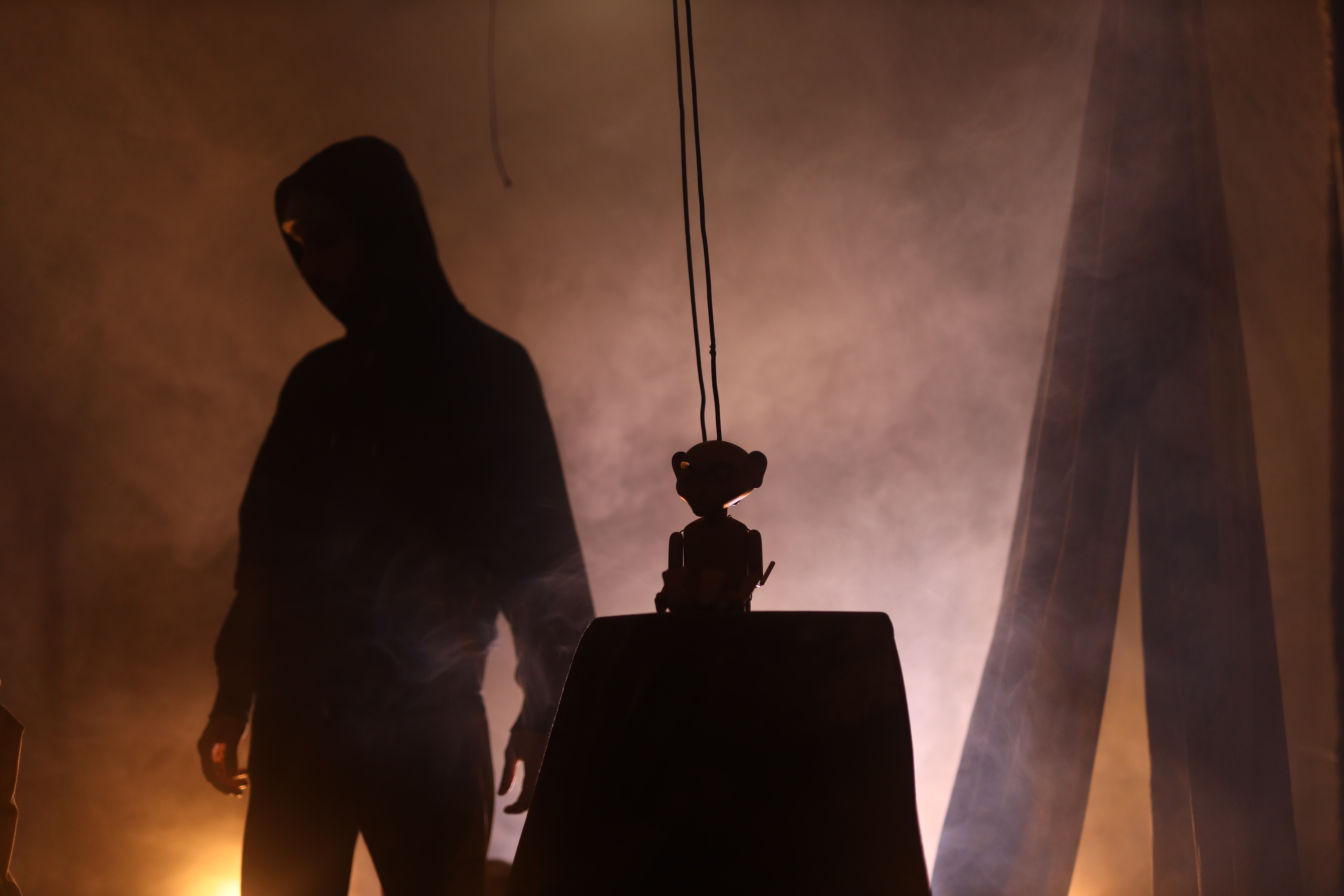 Prizor iz lutkovne predstave Šolski zvezek