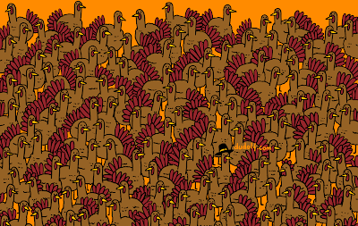 ali najdete tri peteline?