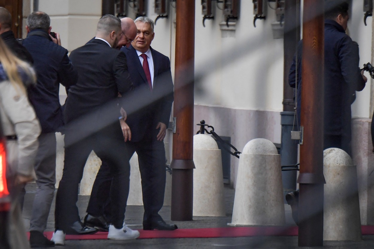 Charles Michel in Viktor Orban v Budimpešti