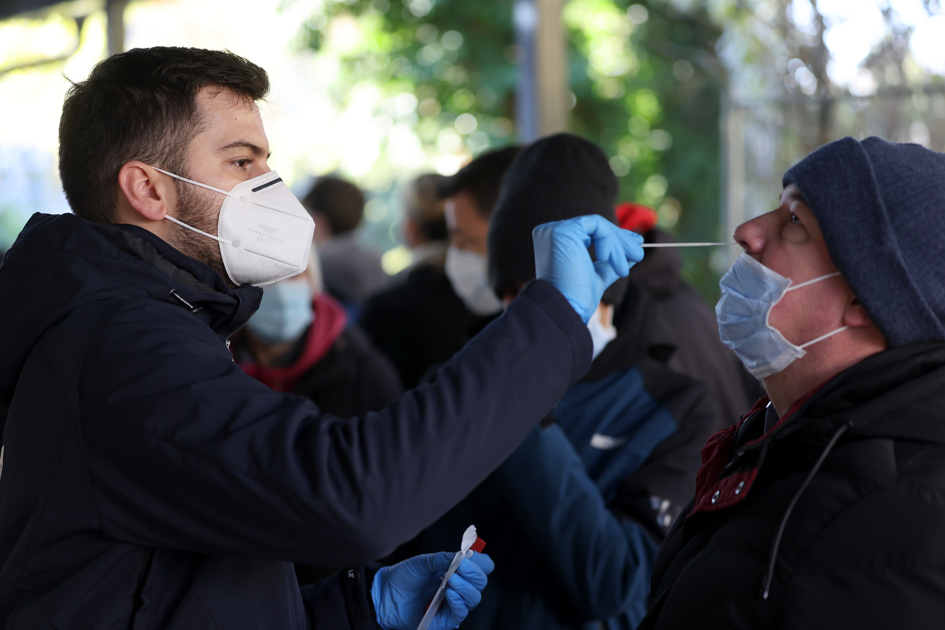 testiranje, gneča, hrvaška, oslovski kašelj