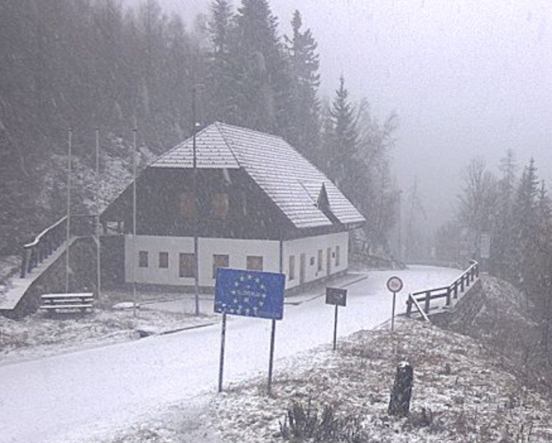 Prelaz Pavličevo sedlo (Foto: ARSO)
