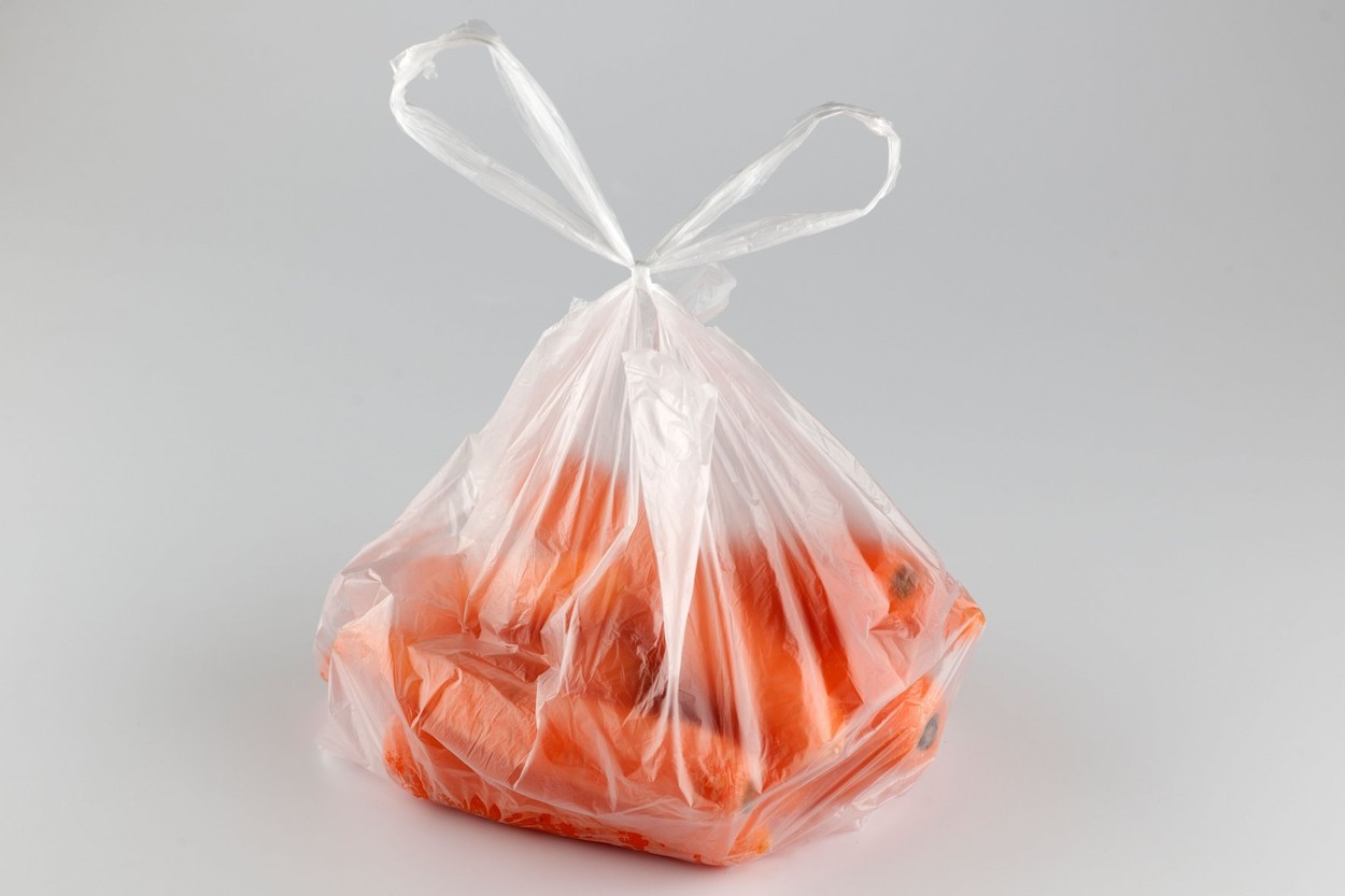 plastična vrečka, okolje, korenje