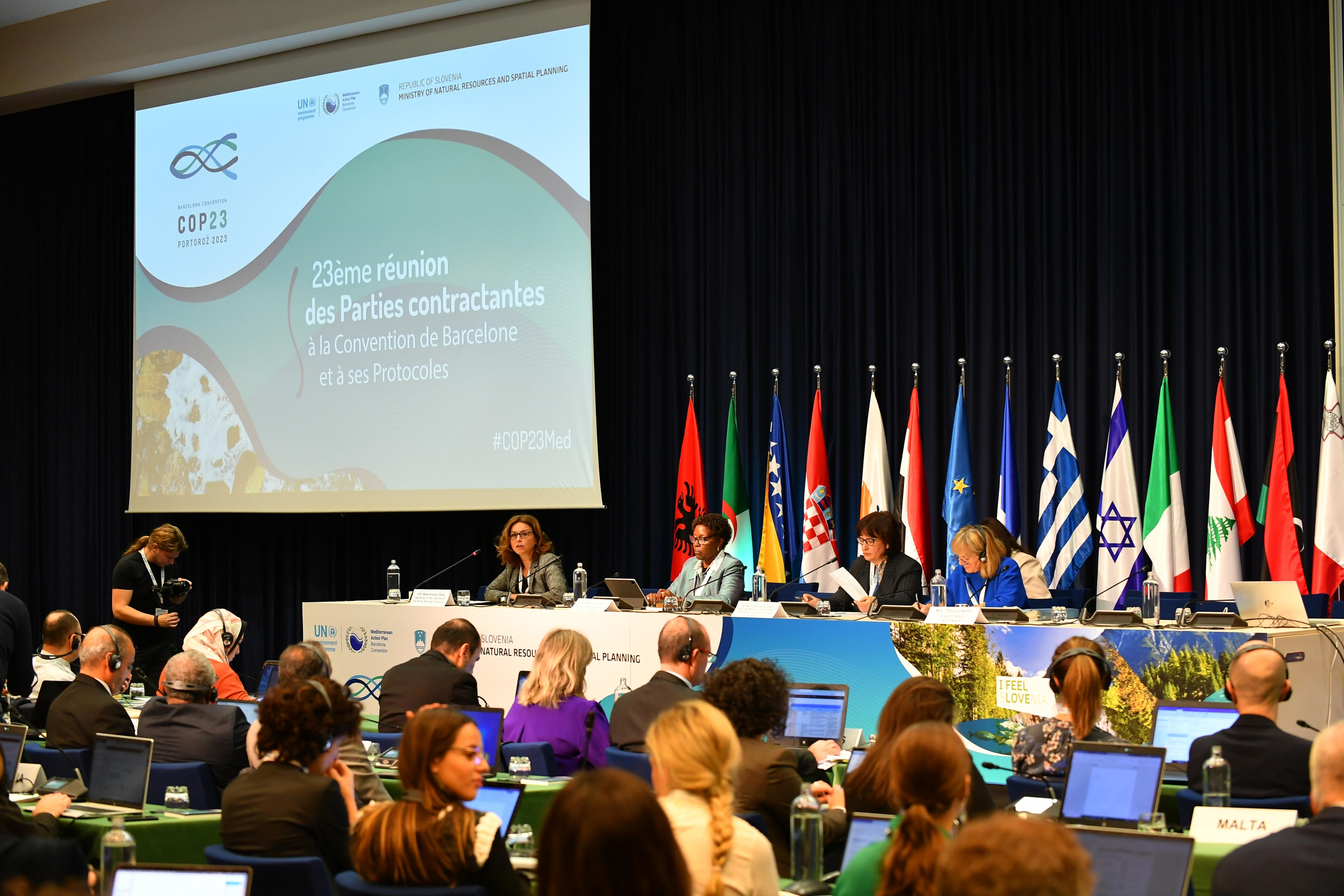 odprtje 23. zasedanja pogodbenic Barcelonske konvencije