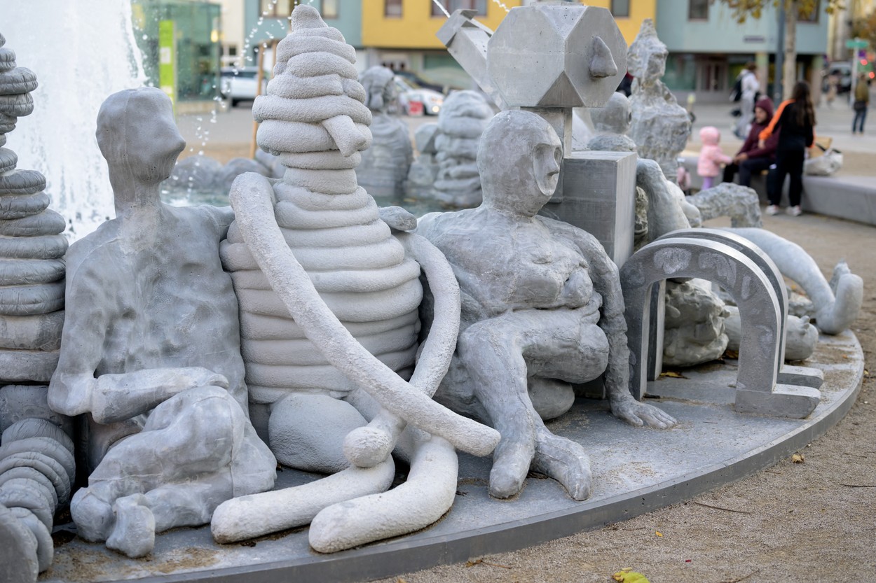 fontana, WirWasser, Dunaj, Avstrija