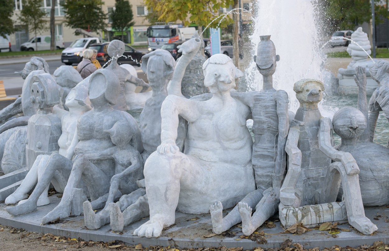 fontana, WirWasser, Dunaj, Avstrija