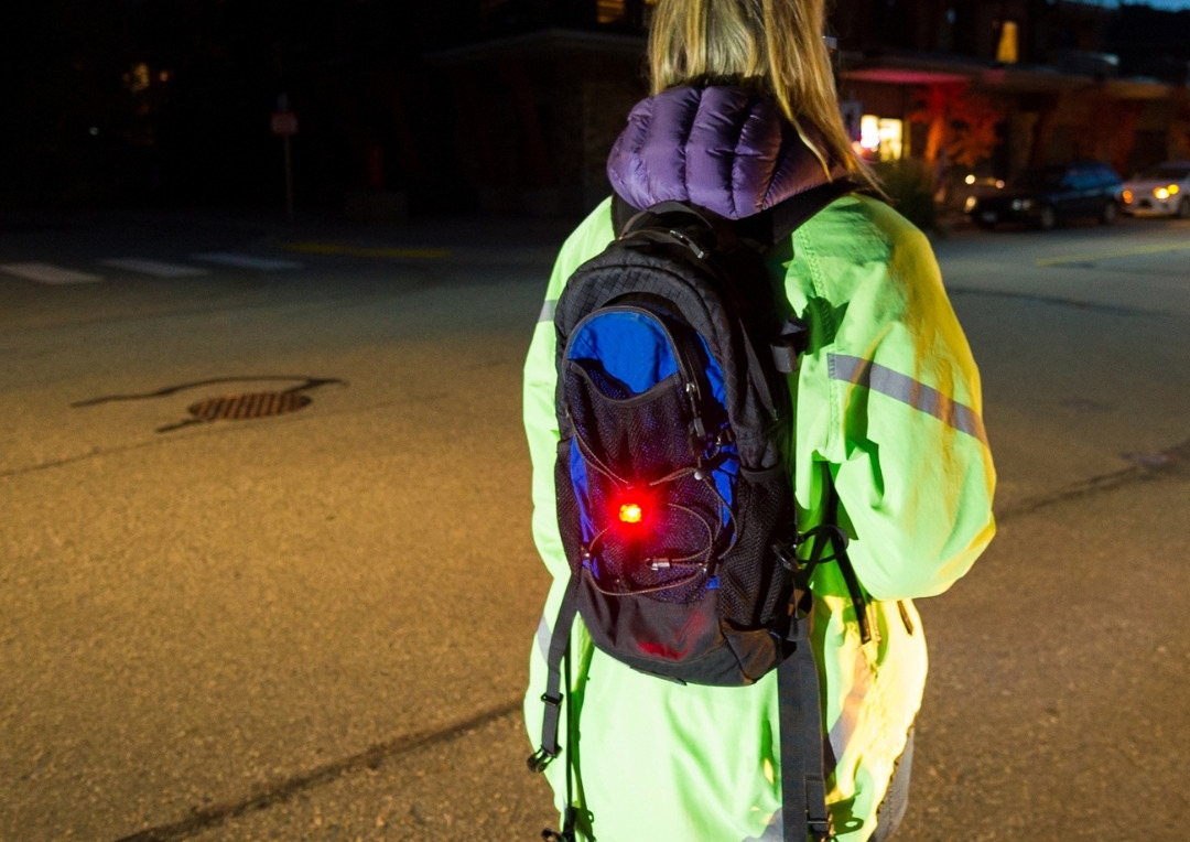 pešec odsevnik vidnost