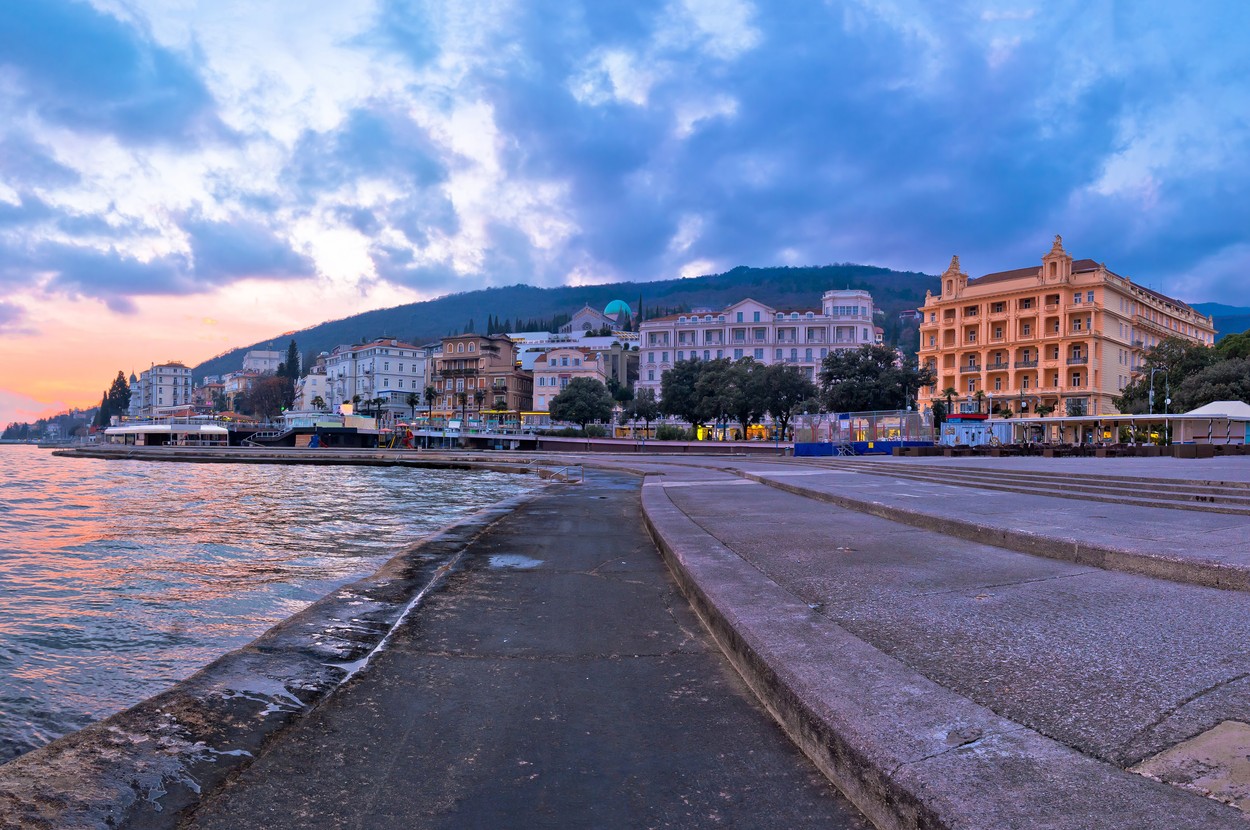 Opatija, hrvaška, obala
