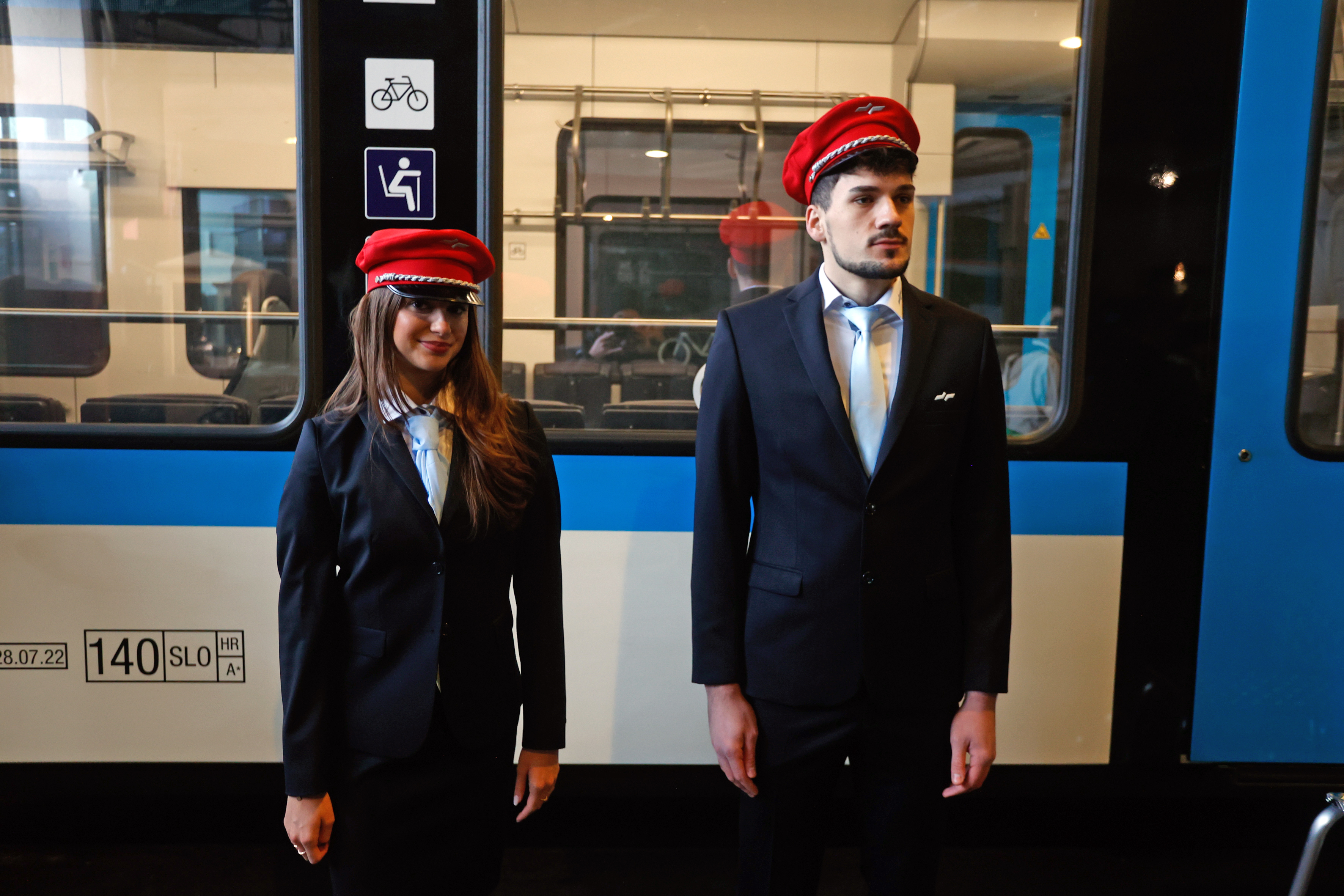 Predstavitev novih uniform Slovenskih železnic