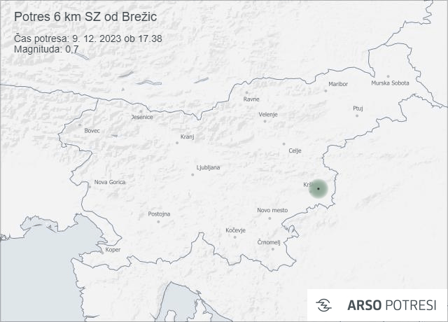 potres arso Brežice