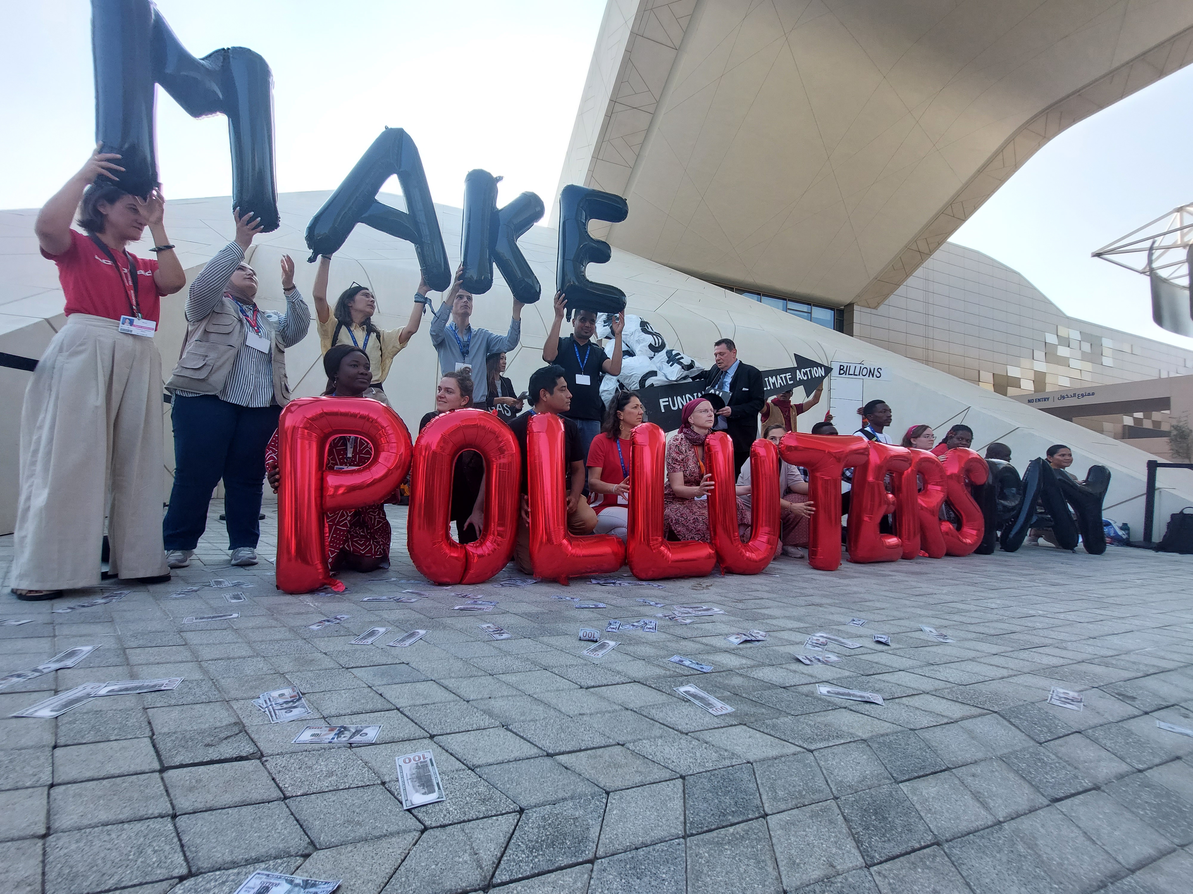 protest fosilna dubaj