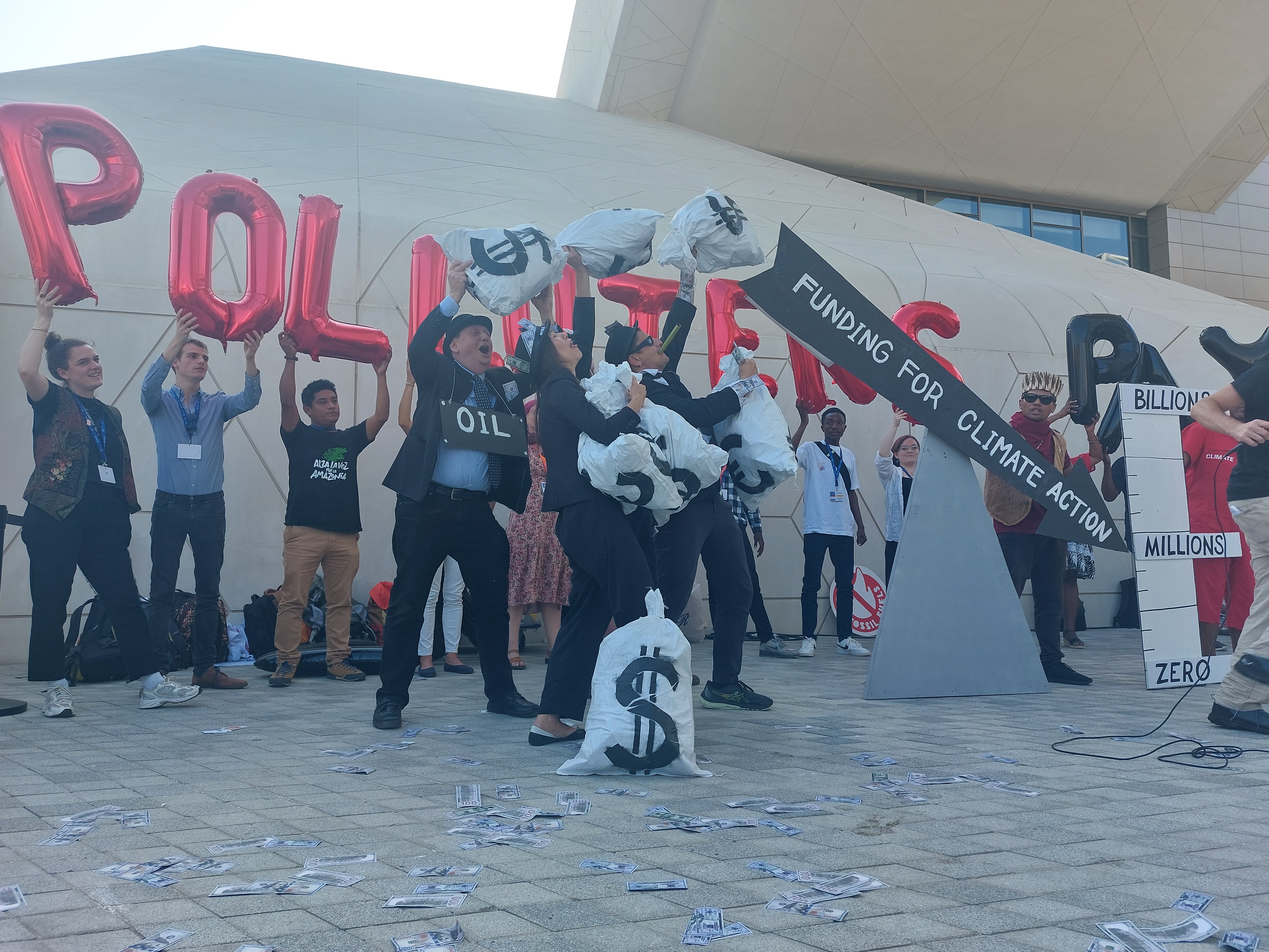 protest fosilna dubaj