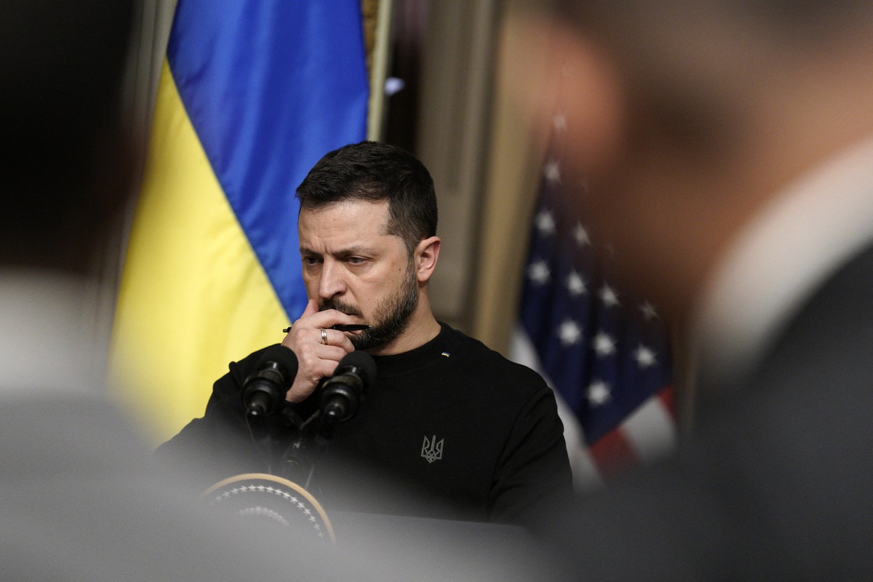 USA-Ukraine press Joe Biden, Volodimir Zelenski, srečanje, zda- Washington