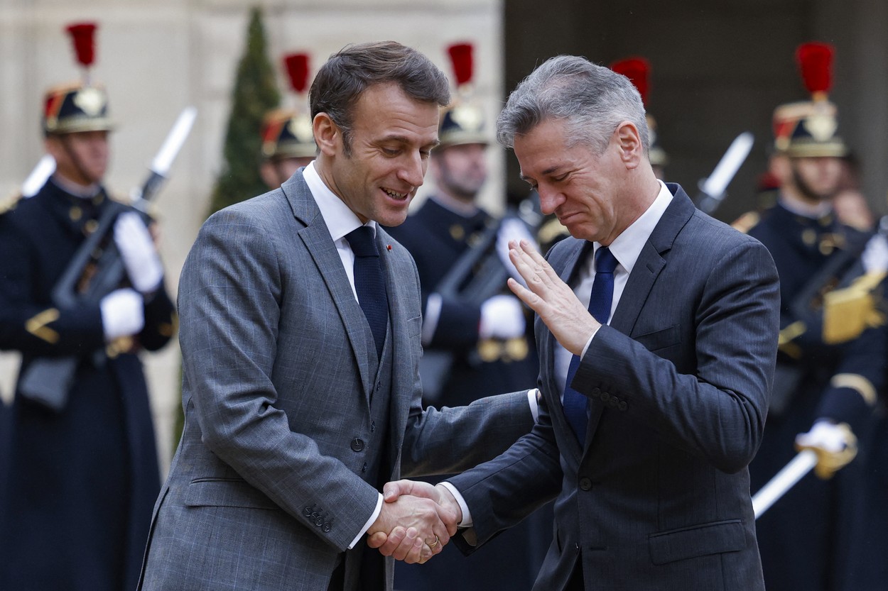 Robert golob in Emmanuel Macron